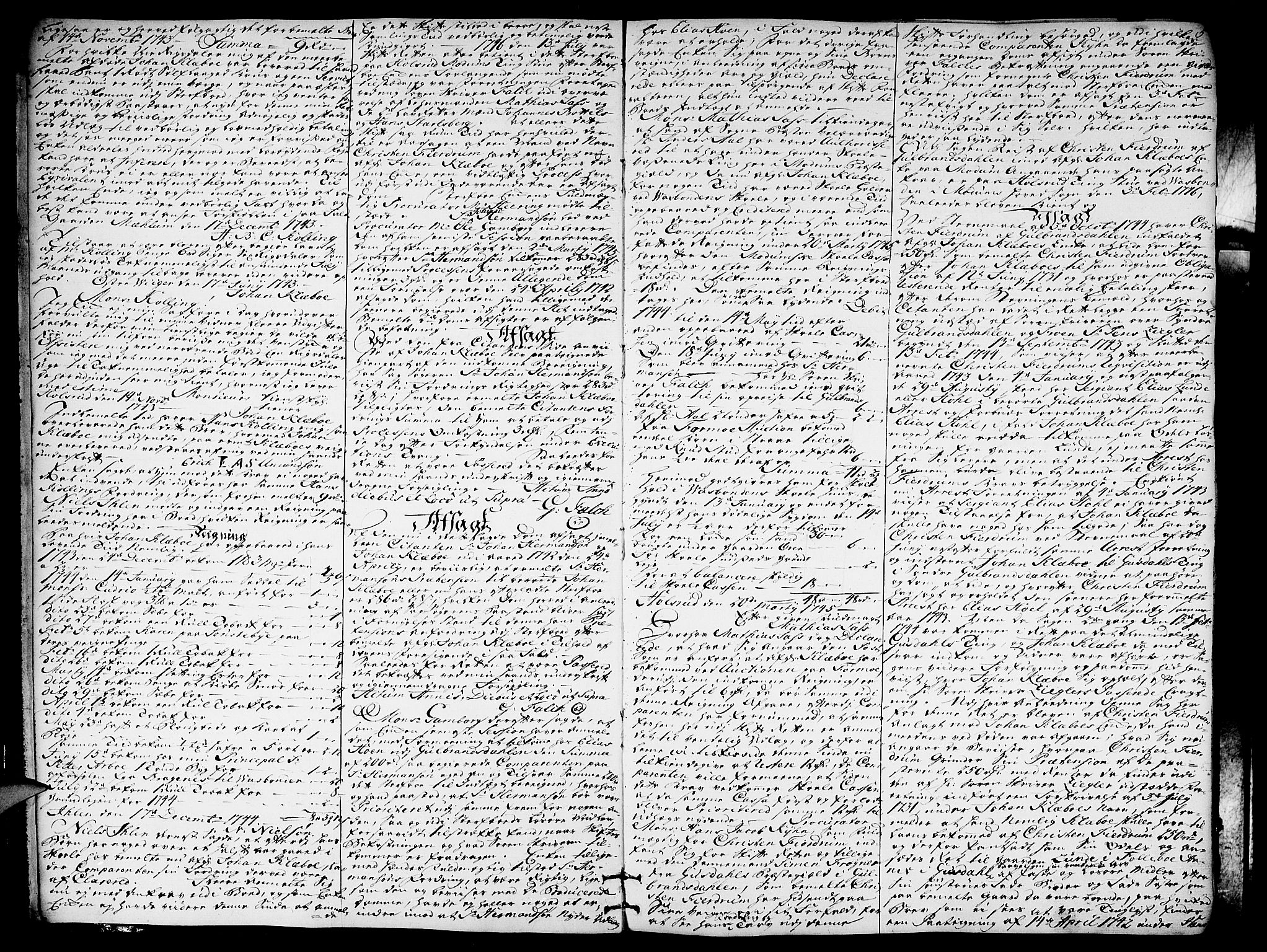 Eiker, Modum og Sigdal sorenskriveri, AV/SAKO-A-123/H/Hb/Hba/L0010: Skifteprotokoll, 1746-1751, p. 4b-5a