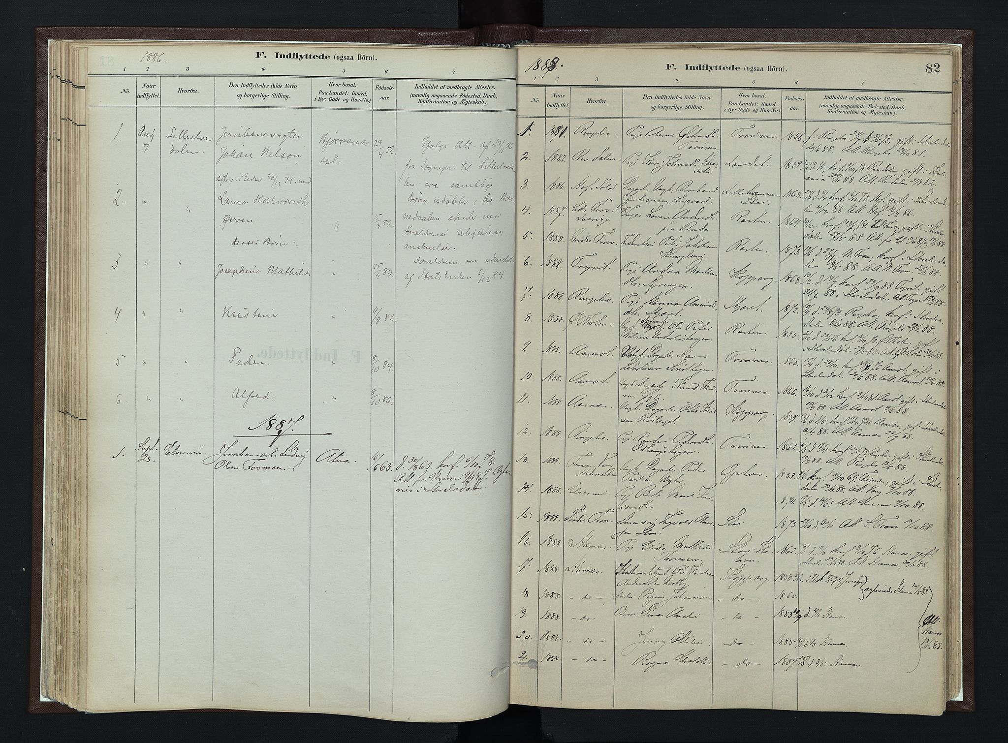 Stor-Elvdal prestekontor, AV/SAH-PREST-052/H/Ha/Haa/L0003: Parish register (official) no. 3, 1882-1901, p. 82