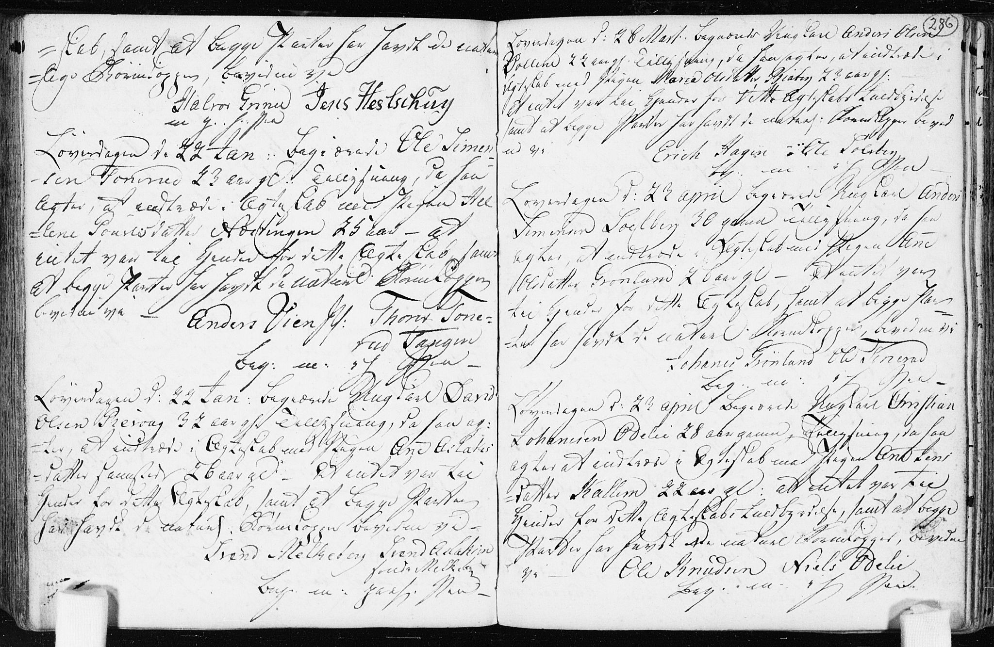 Spydeberg prestekontor Kirkebøker, AV/SAO-A-10924/F/Fa/L0003: Parish register (official) no. I 3, 1778-1814, p. 286