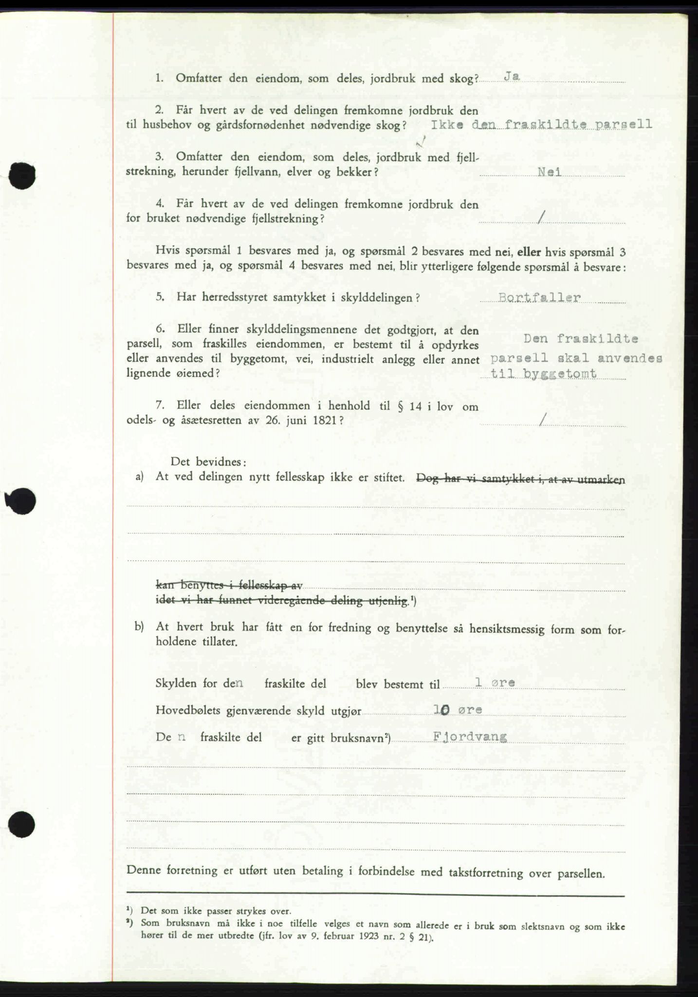 Toten tingrett, SAH/TING-006/H/Hb/Hbc/L0006: Mortgage book no. Hbc-06, 1939-1939, Diary no: : 2707/1939