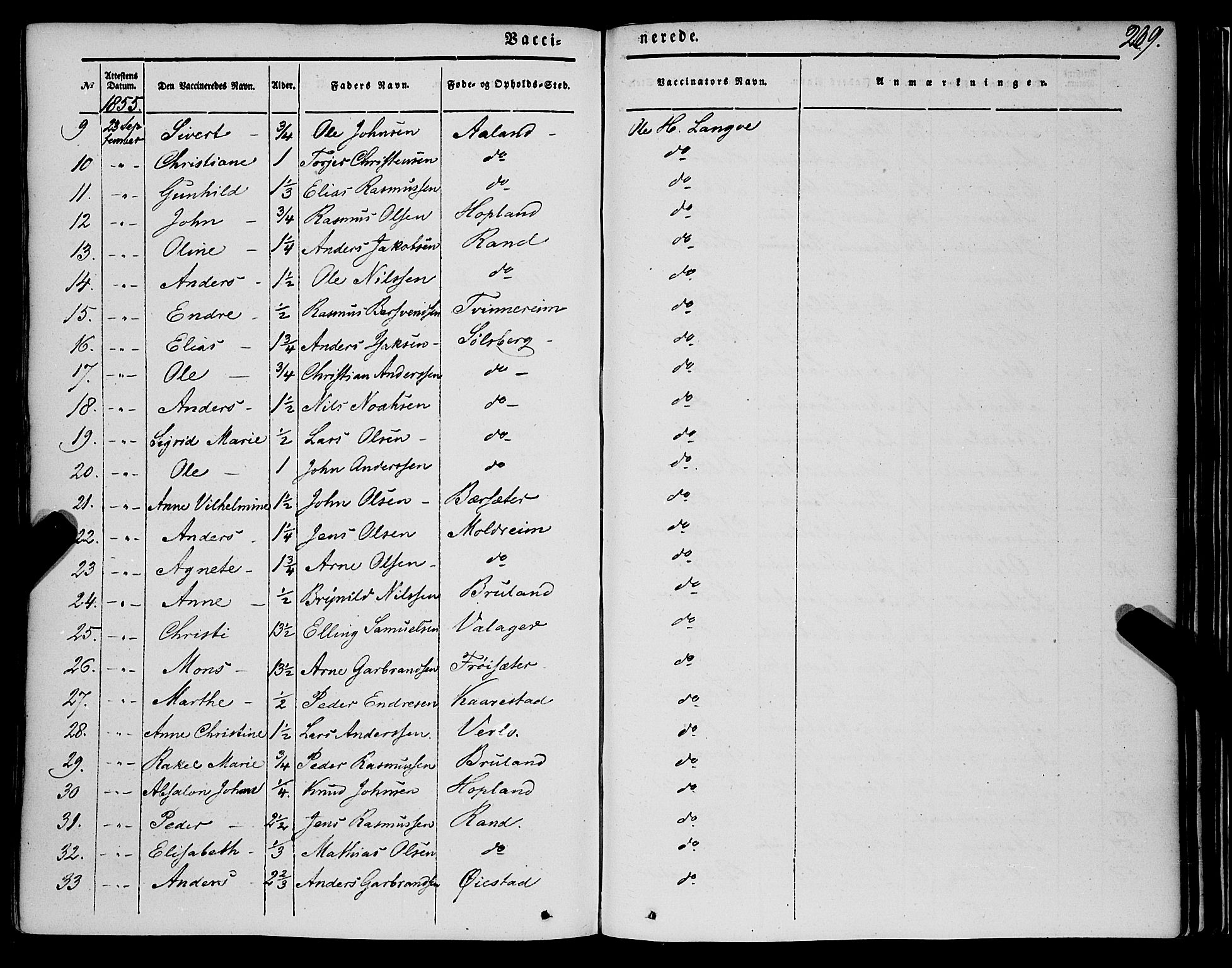 Innvik sokneprestembete, SAB/A-80501: Parish register (official) no. A 5, 1847-1865, p. 289