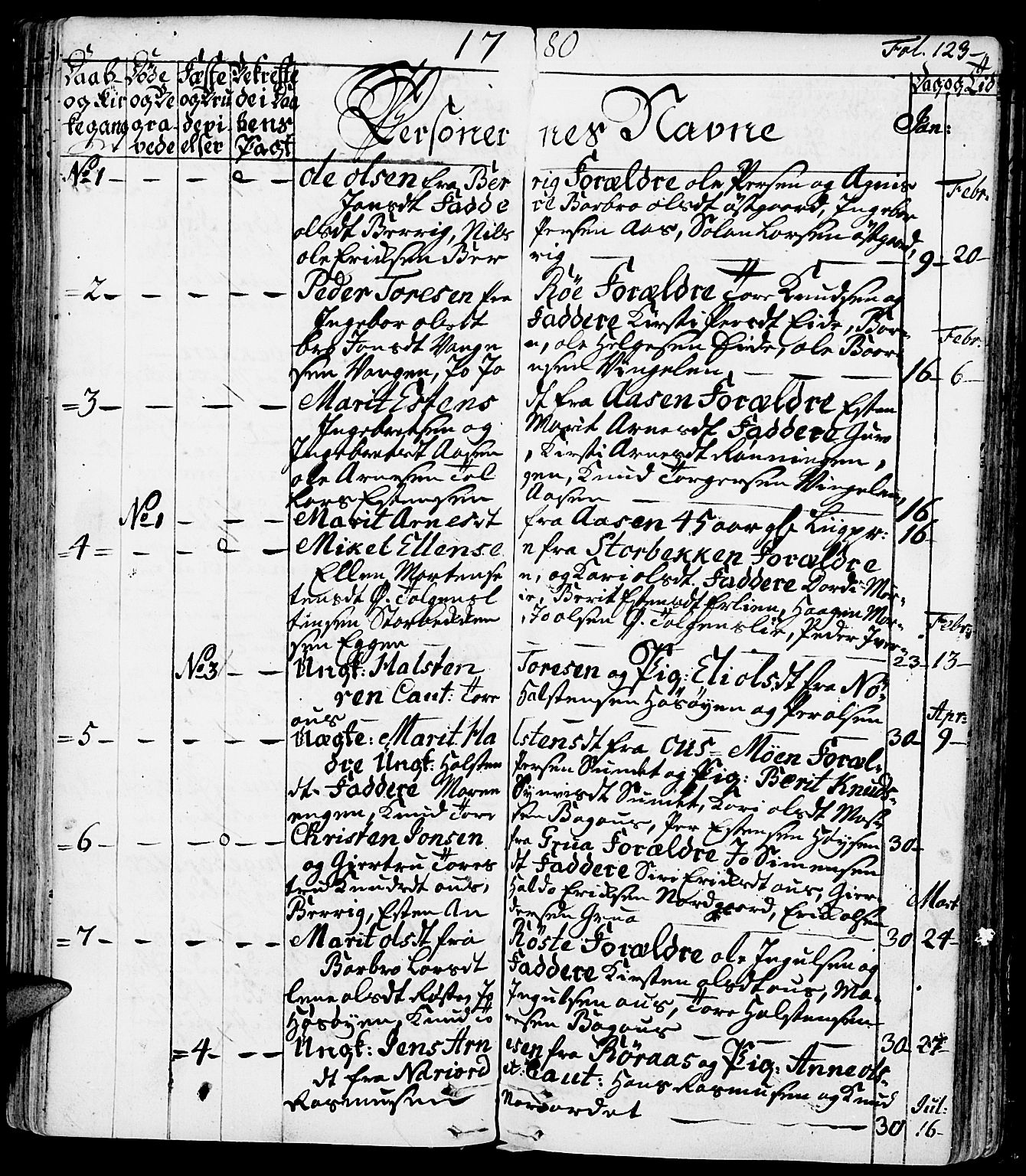 Tolga prestekontor, SAH/PREST-062/K/L0002: Parish register (official) no. 2, 1768-1786, p. 123