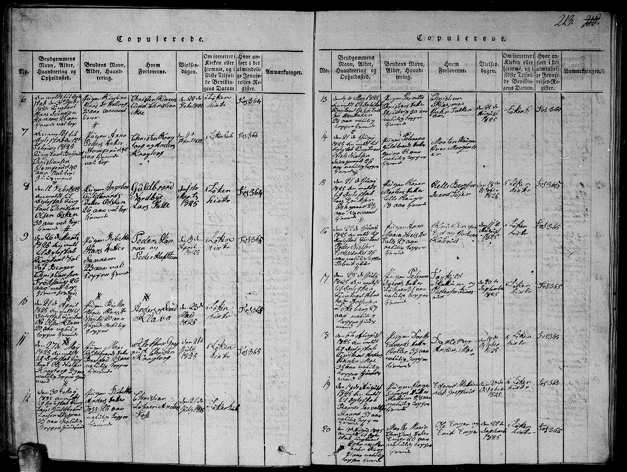 Høland prestekontor Kirkebøker, SAO/A-10346a/G/Ga/L0001: Parish register (copy) no. I 1, 1814-1827, p. 213