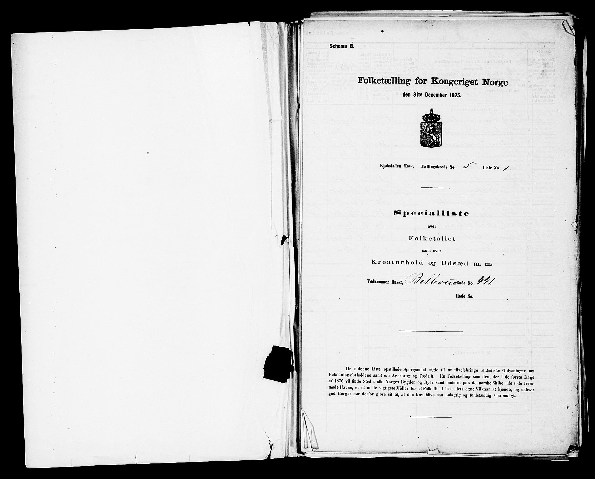 RA, 1875 census for 0104B Moss/Moss, 1875, p. 811