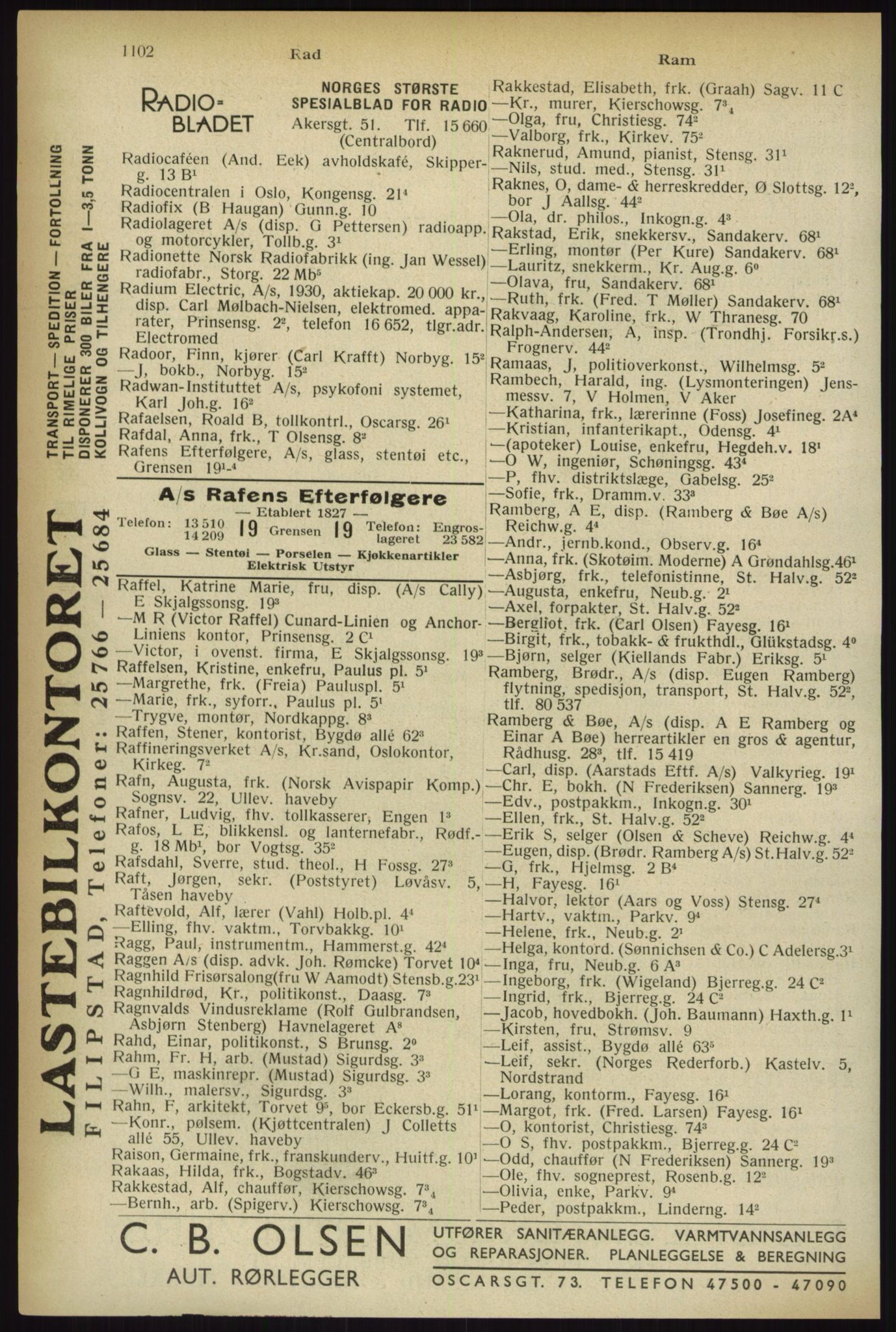 Kristiania/Oslo adressebok, PUBL/-, 1933, p. 1102
