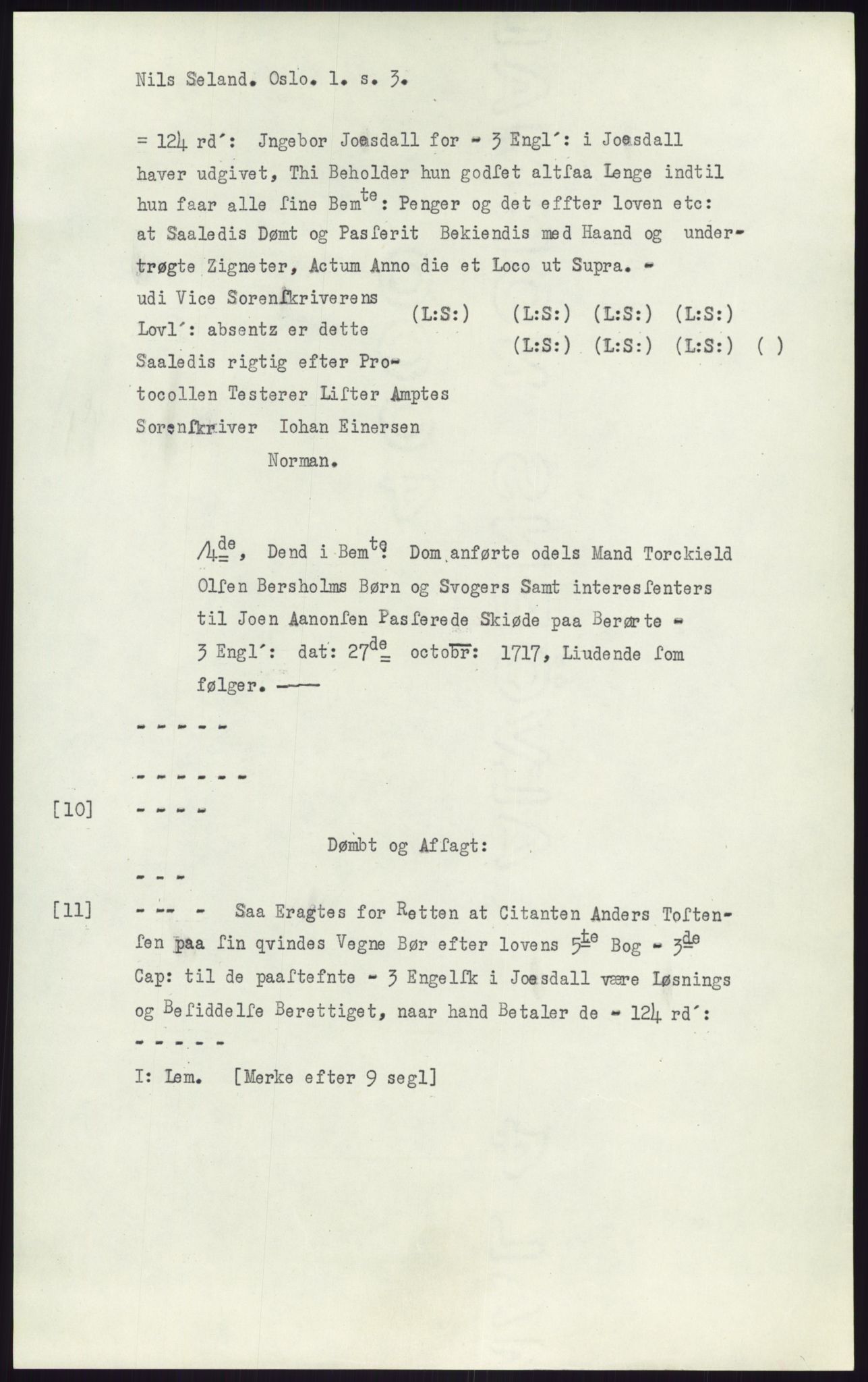 Samlinger til kildeutgivelse, Diplomavskriftsamlingen, AV/RA-EA-4053/H/Ha, p. 2747