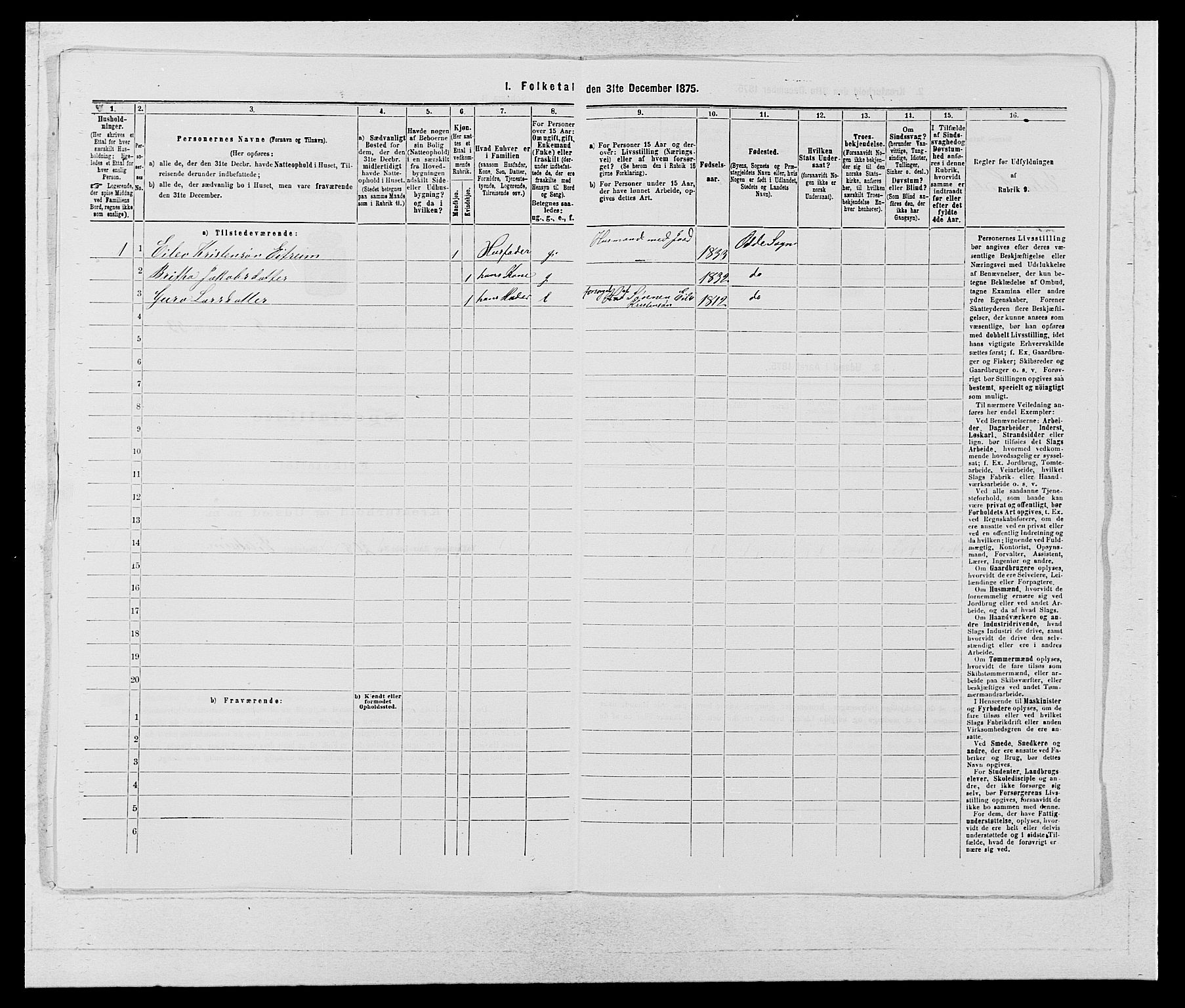 SAB, 1875 census for 1230P Ullensvang, 1875, p. 492