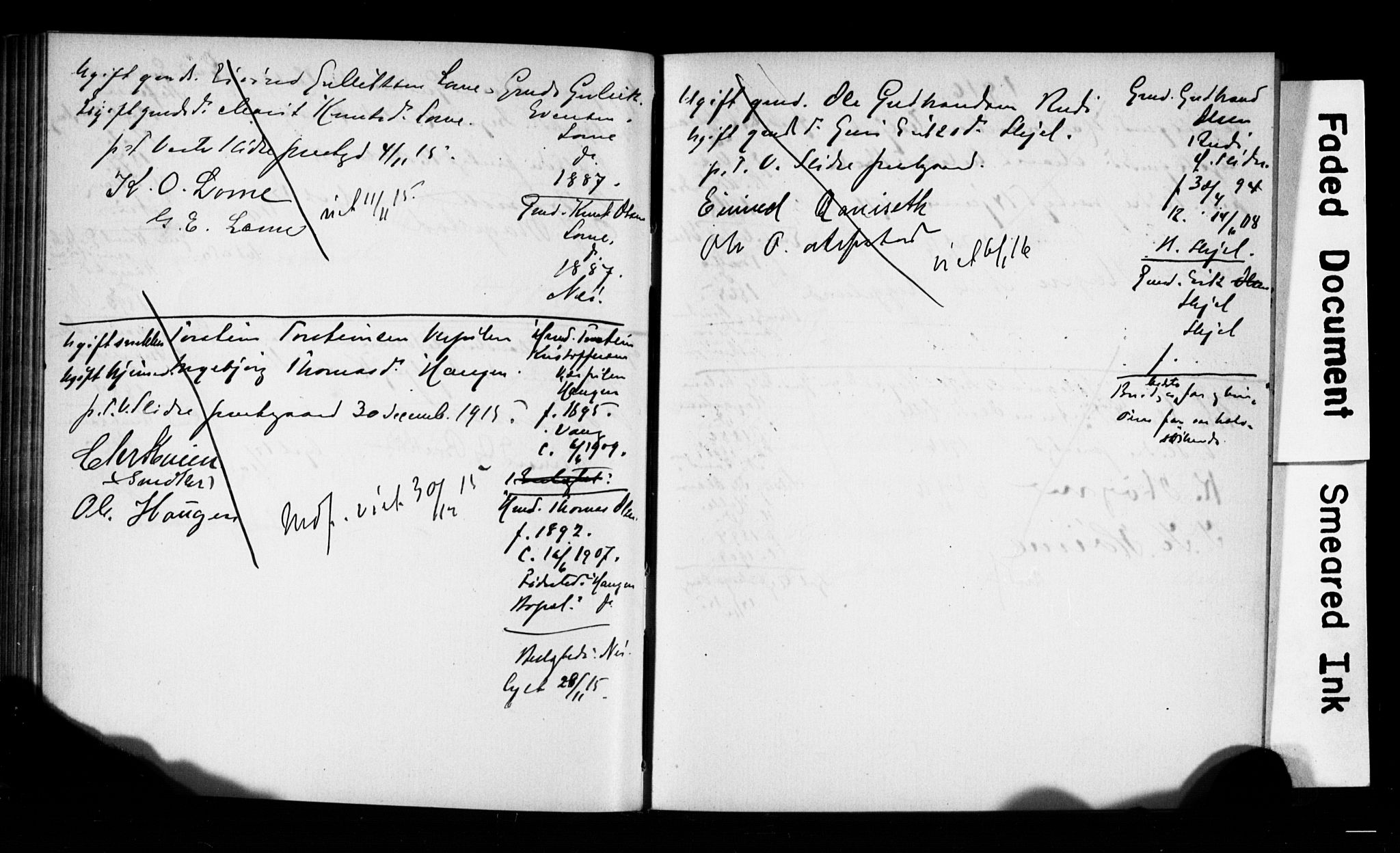 Vestre Slidre prestekontor, AV/SAH-PREST-136/I/Ie/Iea/L0001/0001: Banns register no. 1, 1881-1919