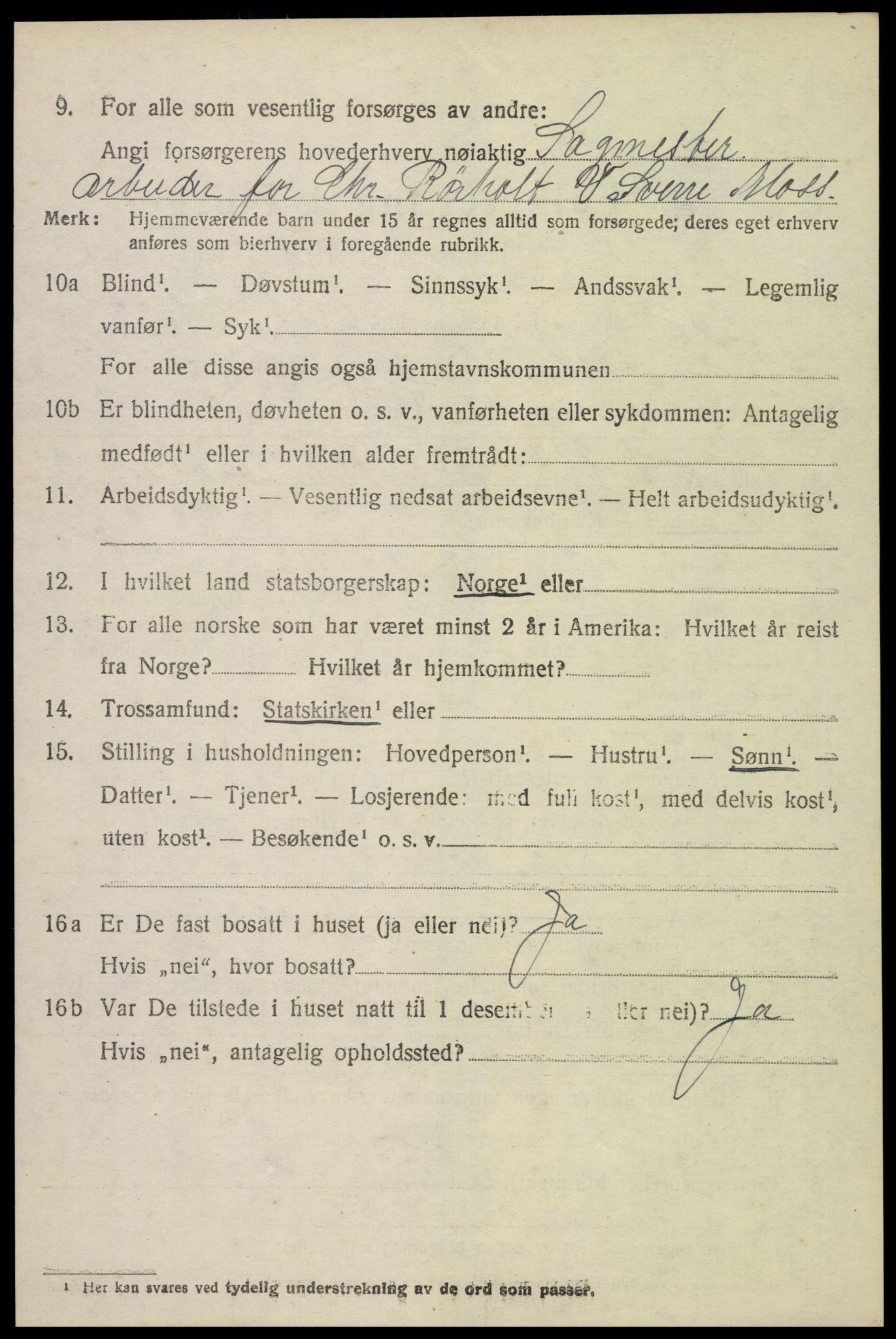 SAH, 1920 census for Sør-Odal, 1920, p. 12926