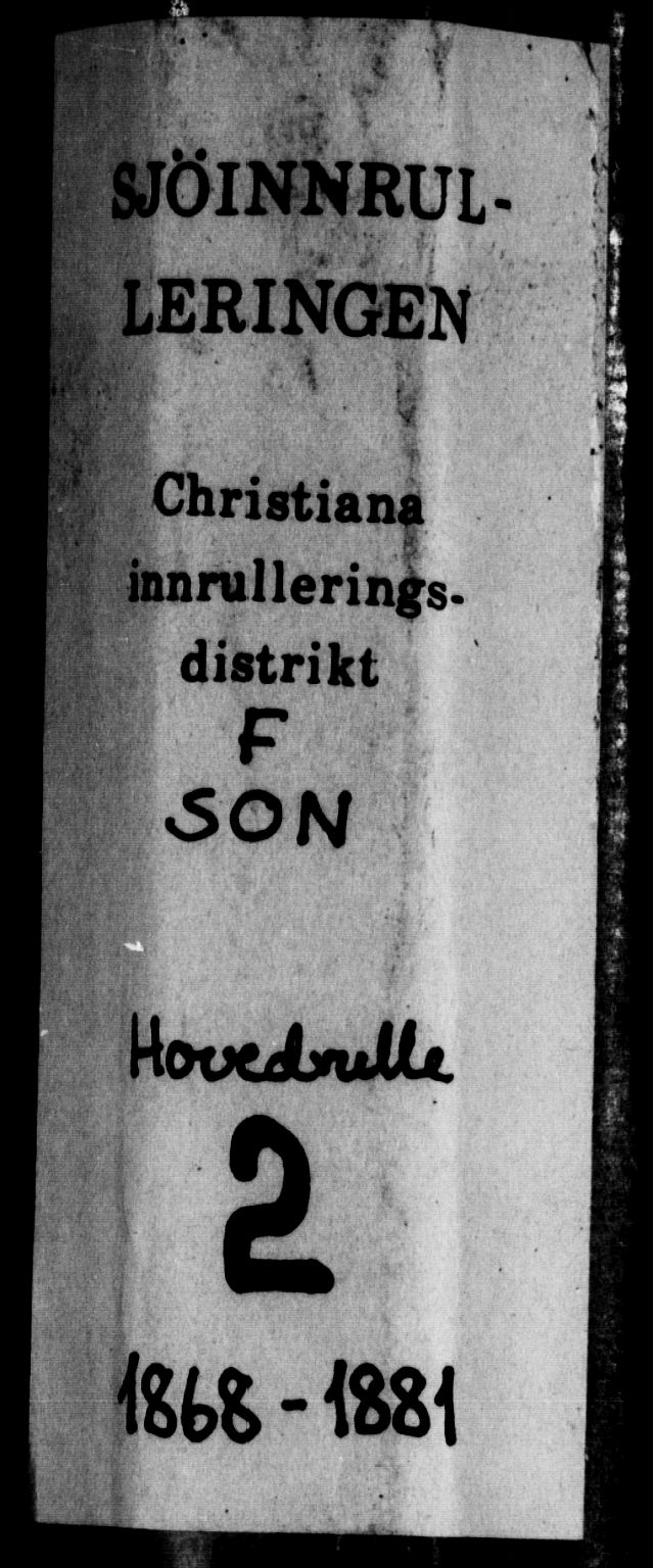 Son mønstringskontor, AV/SAO-A-10569e/F/Fc/Fcb/L0002: Hovedrulle, 1868-1881, p. 1