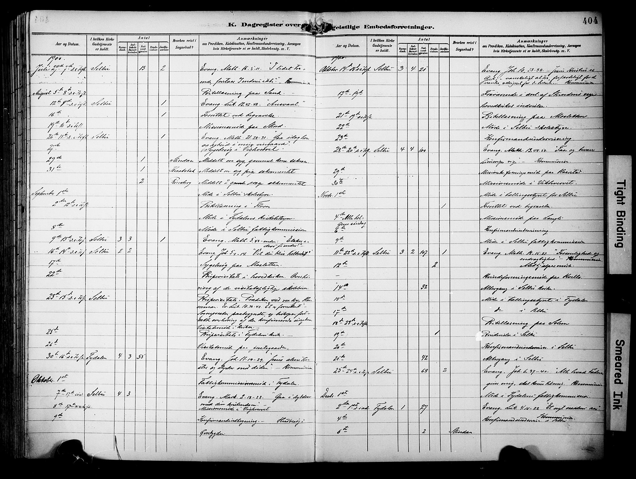 Ministerialprotokoller, klokkerbøker og fødselsregistre - Sør-Trøndelag, SAT/A-1456/695/L1149: Parish register (official) no. 695A09, 1891-1902, p. 404