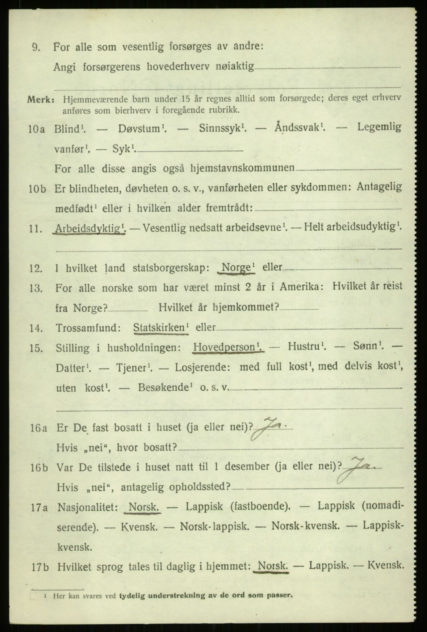 SATØ, 1920 census for Ibestad, 1920, p. 11549