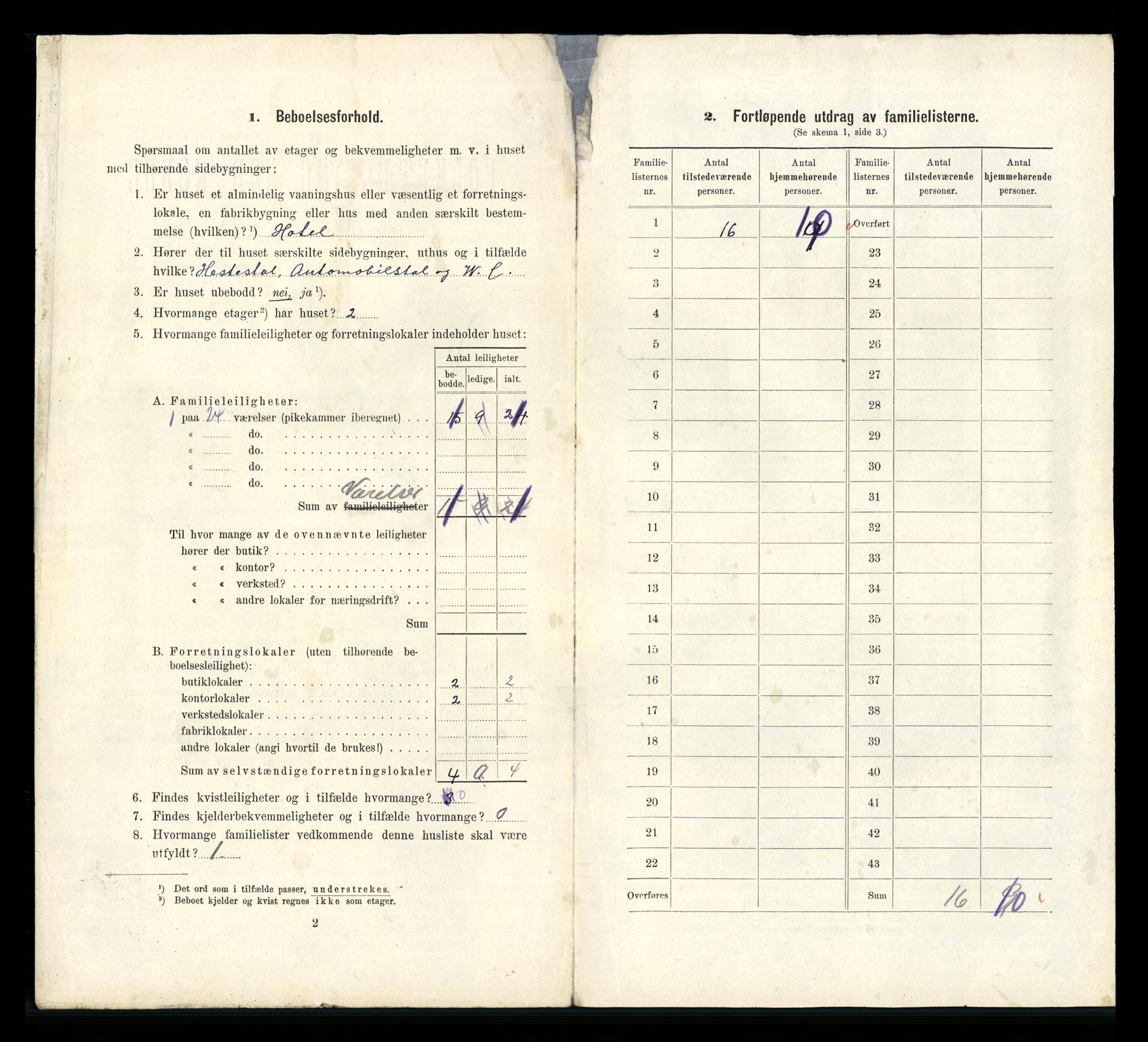 RA, 1910 census for Kongsberg, 1910, p. 4055