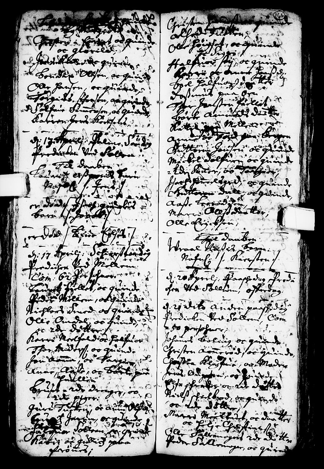 Solum kirkebøker, SAKO/A-306/F/Fa/L0001: Parish register (official) no. I 1, 1701-1716, p. 166