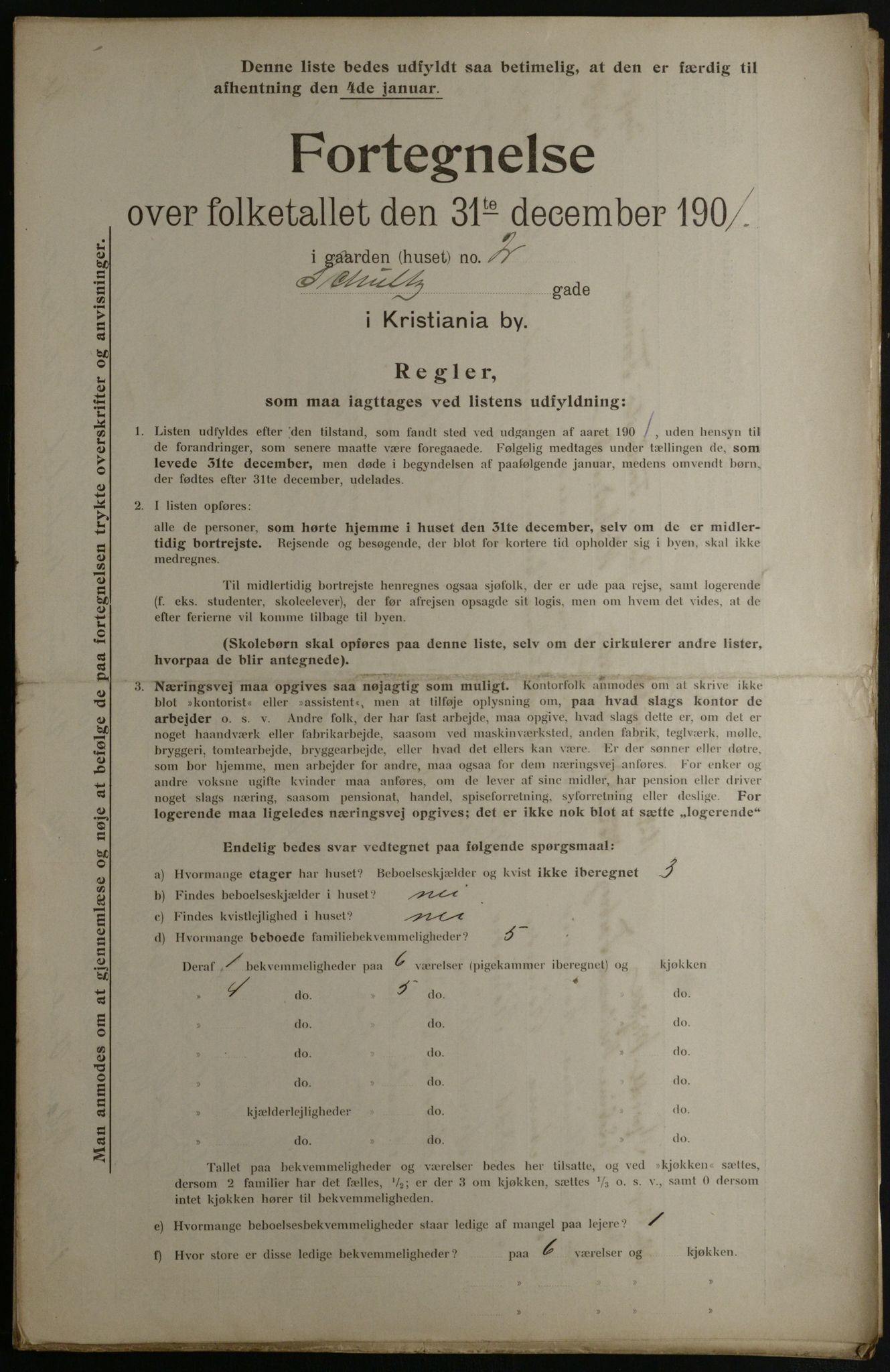 OBA, Municipal Census 1901 for Kristiania, 1901, p. 14027