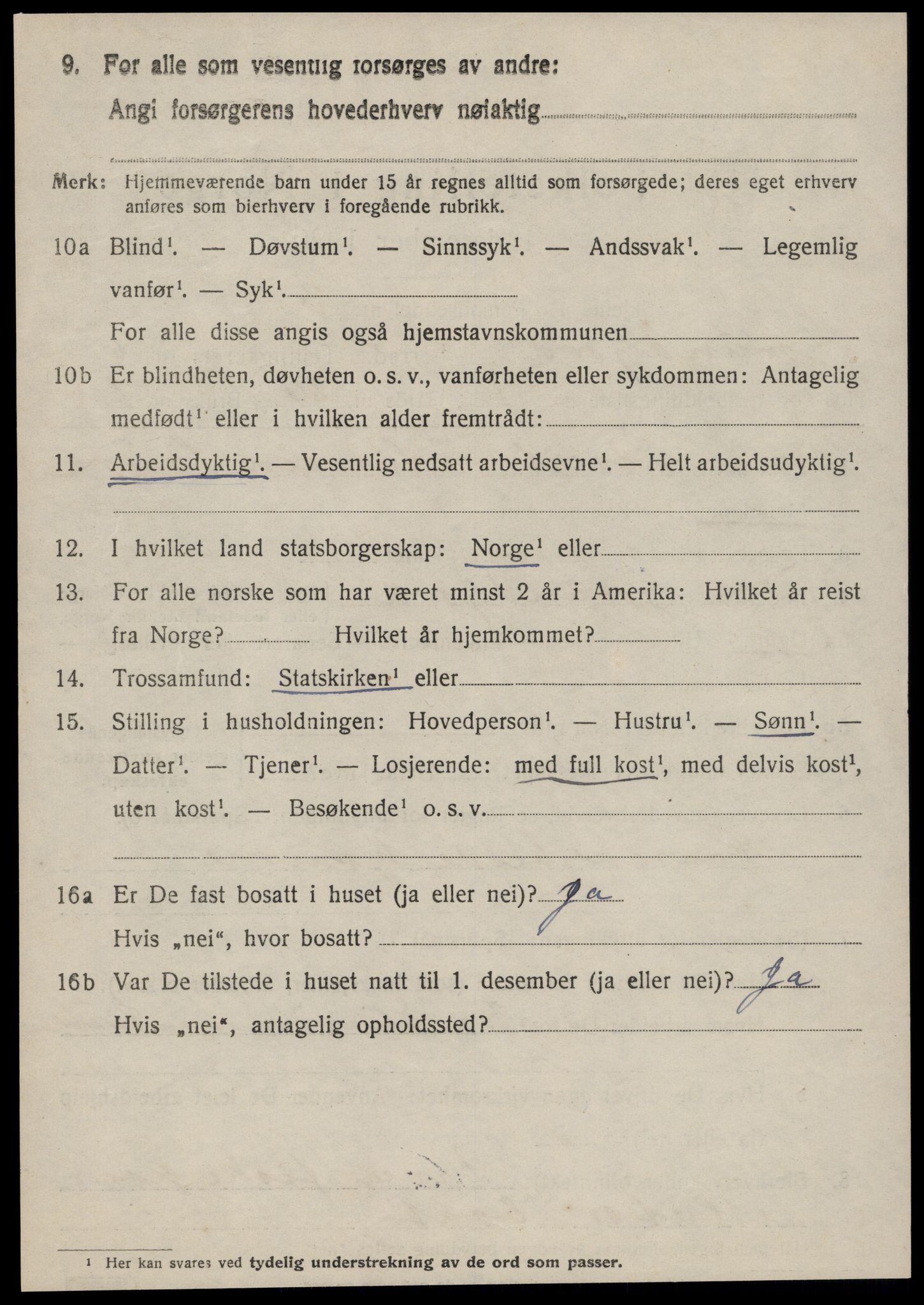 SAT, 1920 census for Hjørundfjord, 1920, p. 2118