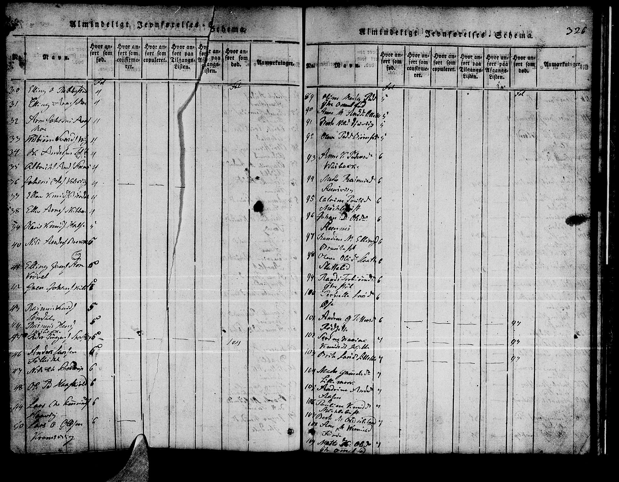 Ministerialprotokoller, klokkerbøker og fødselsregistre - Møre og Romsdal, AV/SAT-A-1454/511/L0155: Parish register (copy) no. 511C01, 1817-1829, p. 326