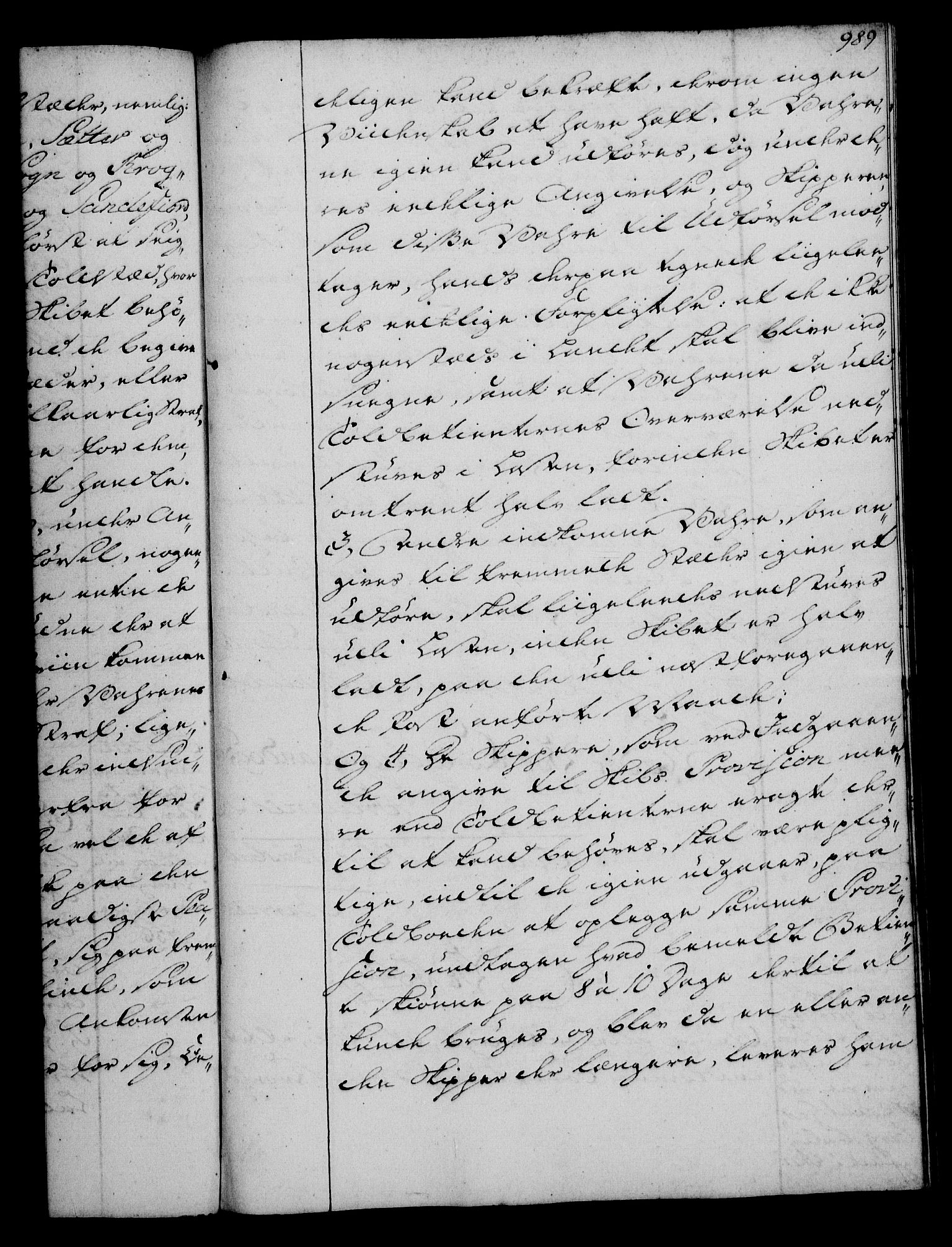 Rentekammeret, Kammerkanselliet, RA/EA-3111/G/Gg/Gga/L0006: Norsk ekspedisjonsprotokoll med register (merket RK 53.6), 1749-1759, p. 989