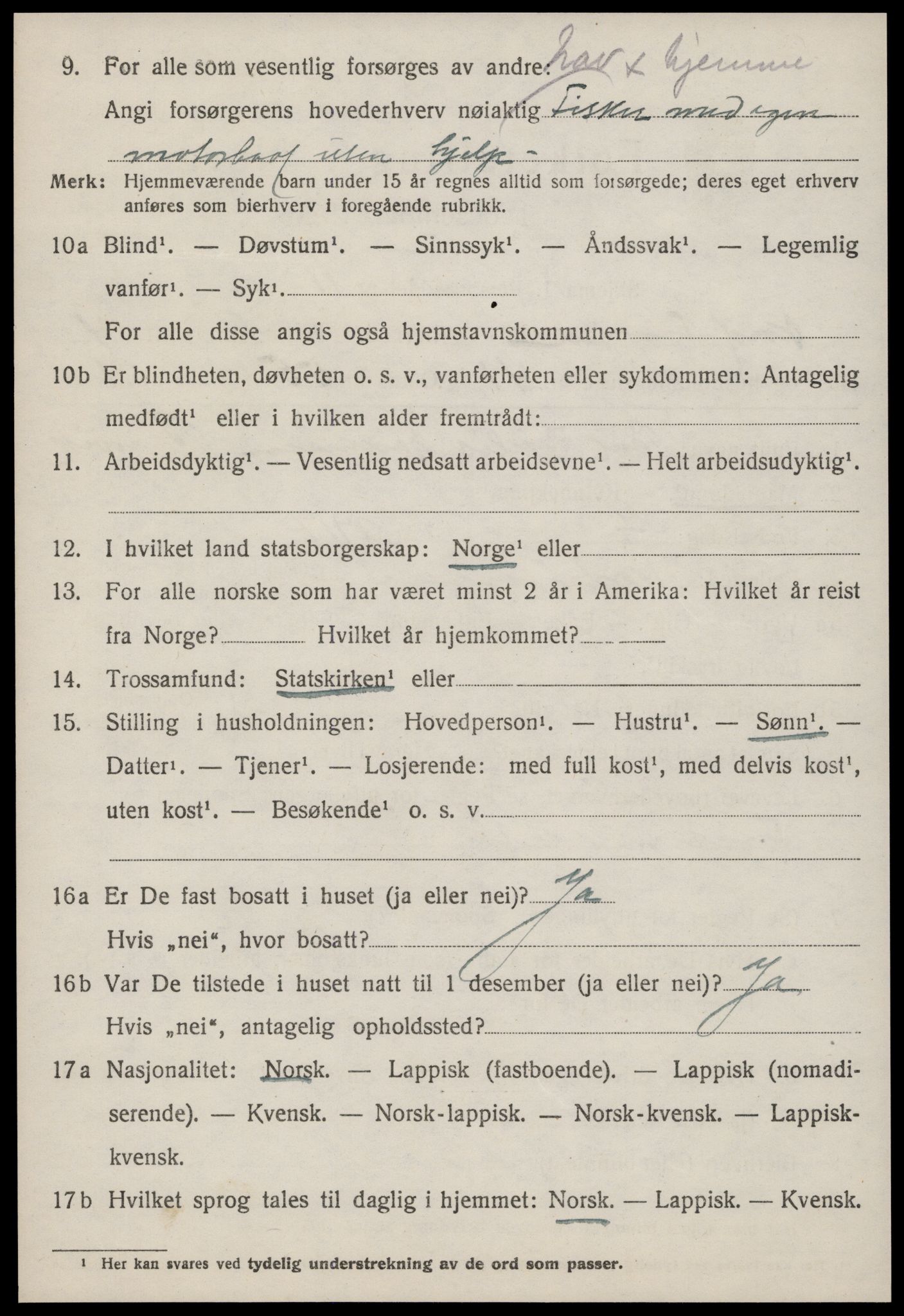 SAT, 1920 census for Nord-Frøya, 1920, p. 8632