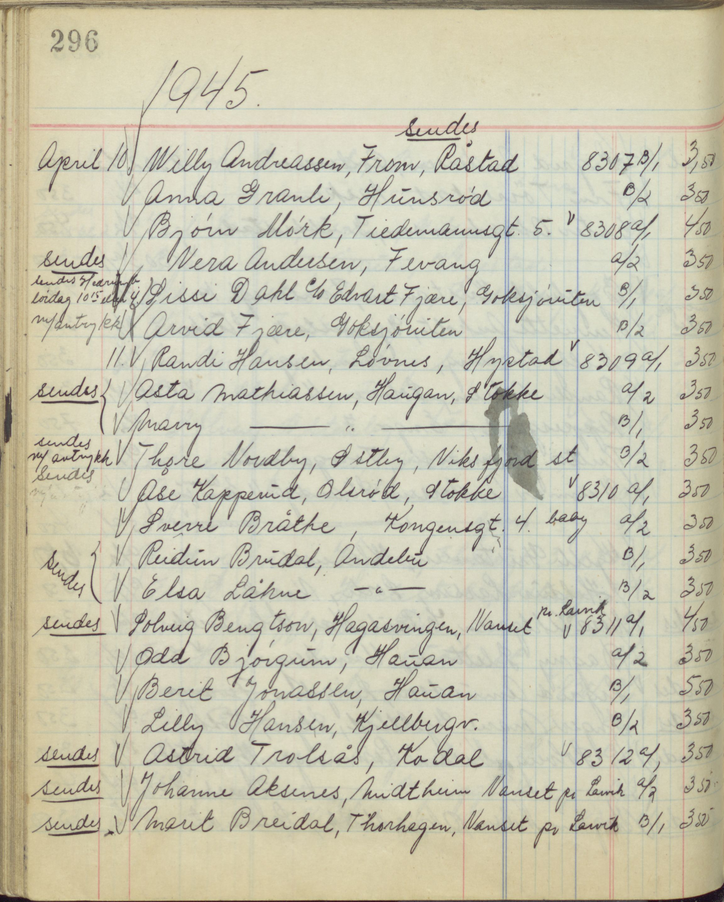 Pa 1494 - Jørgensen, Antonius. Fotograf, VEMU/A-2760/F/Fb, 1927-1984, p. 4465