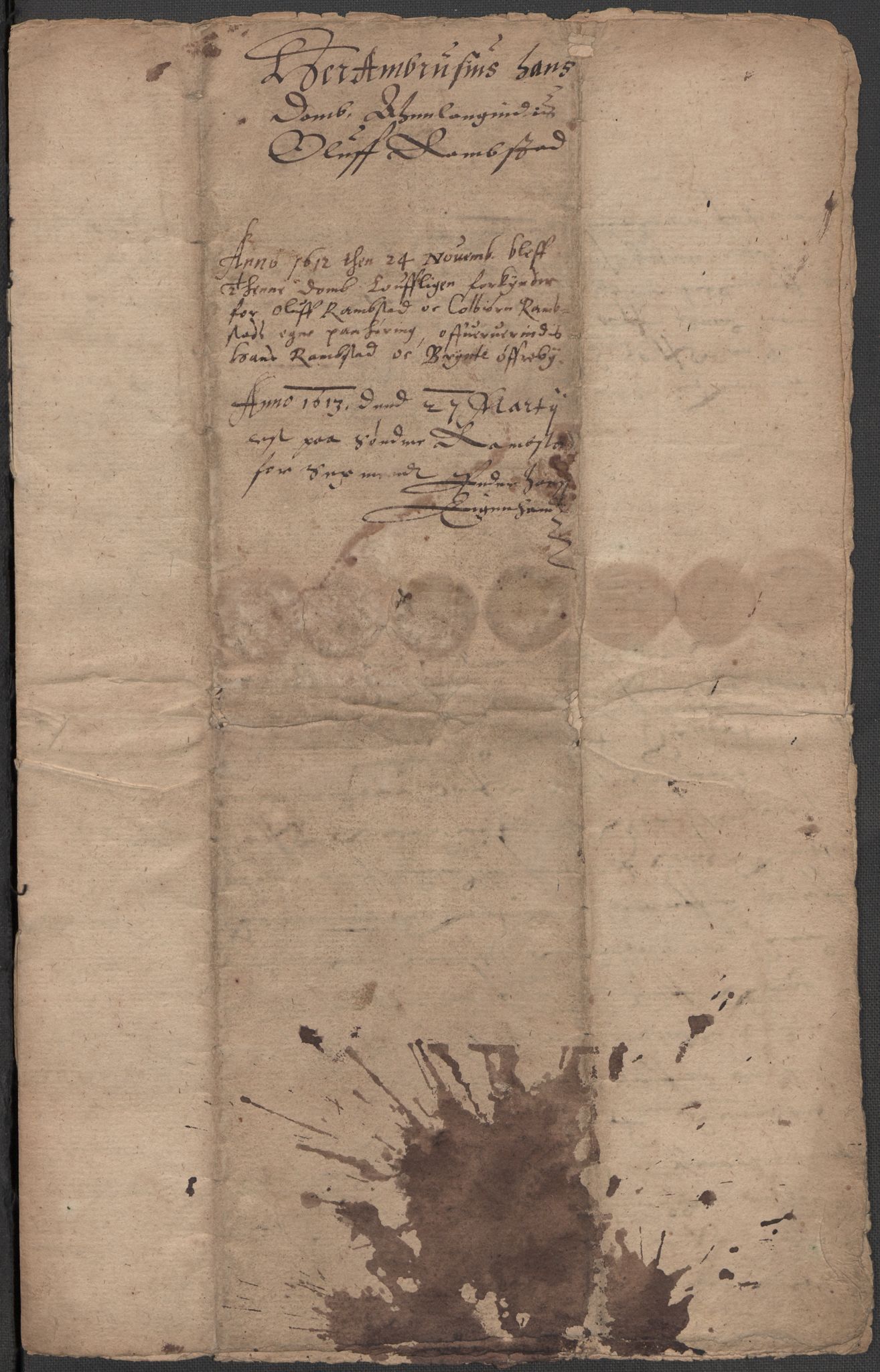 Riksarkivets diplomsamling, AV/RA-EA-5965/F15/L0008: Prestearkiv - Akershus, 1581-1619, p. 74