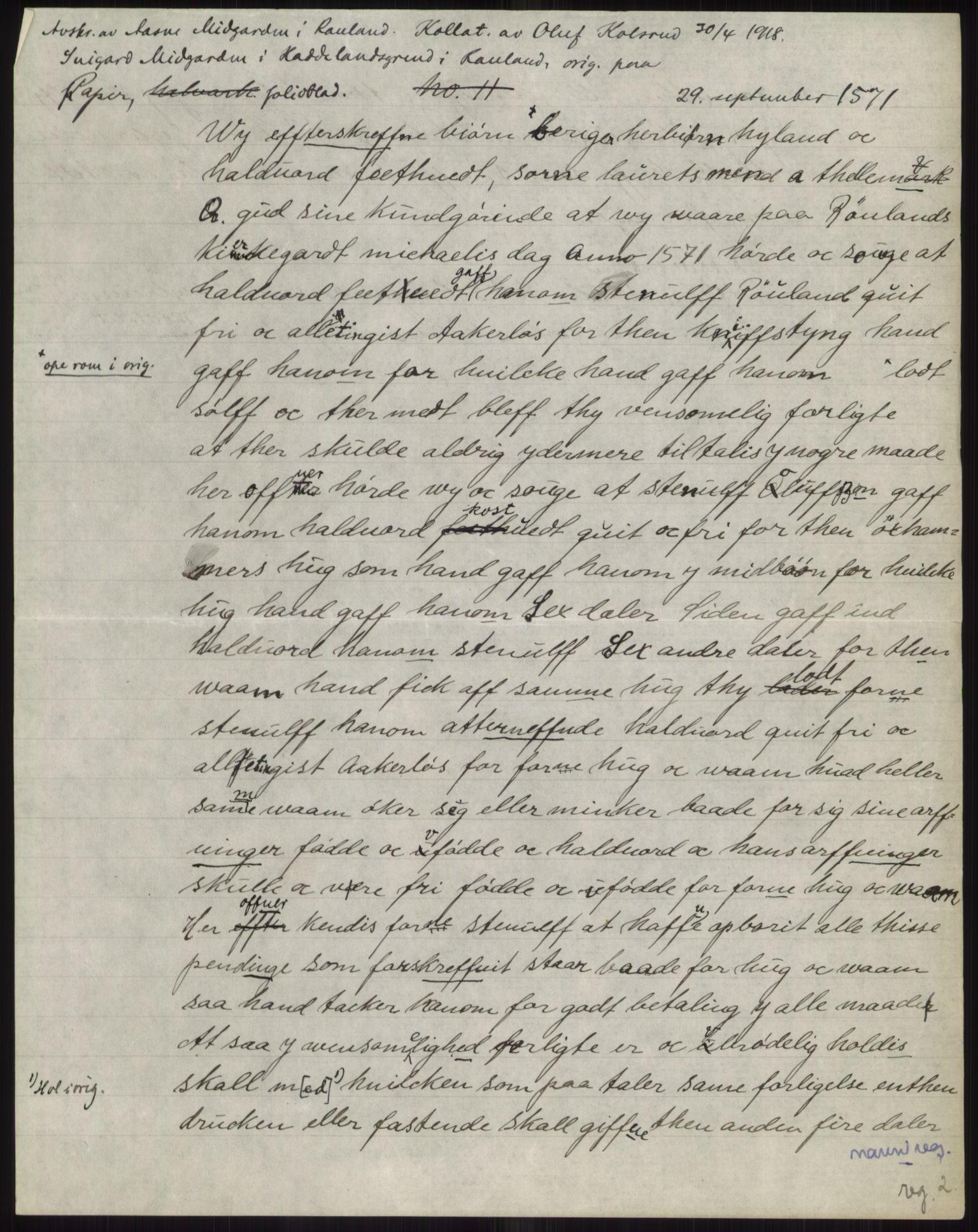 Samlinger til kildeutgivelse, Diplomavskriftsamlingen, RA/EA-4053/H/Ha, p. 1766