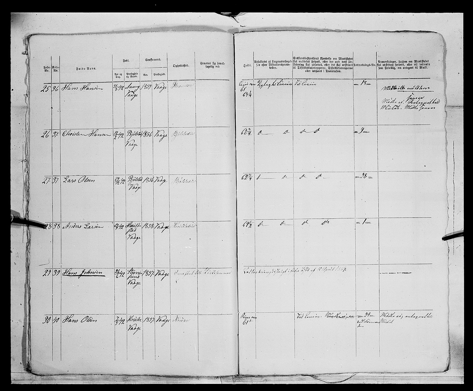 Fylkesmannen i Oppland, AV/SAH-FYO-002/1/K/Kg/L1174: Fron, Nordre og Søndre Fron, Vågå, 1860-1879, p. 395