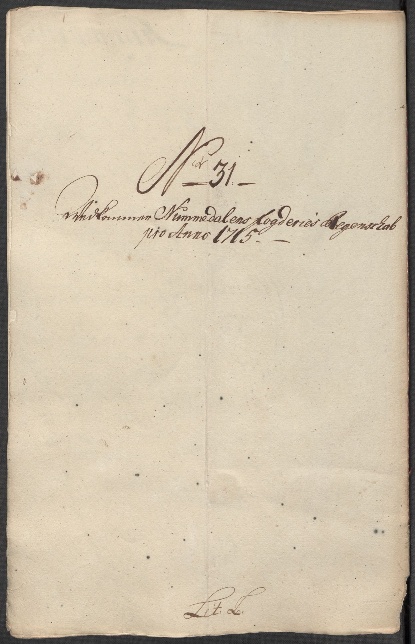 Rentekammeret inntil 1814, Reviderte regnskaper, Fogderegnskap, RA/EA-4092/R64/L4436: Fogderegnskap Namdal, 1715, p. 233