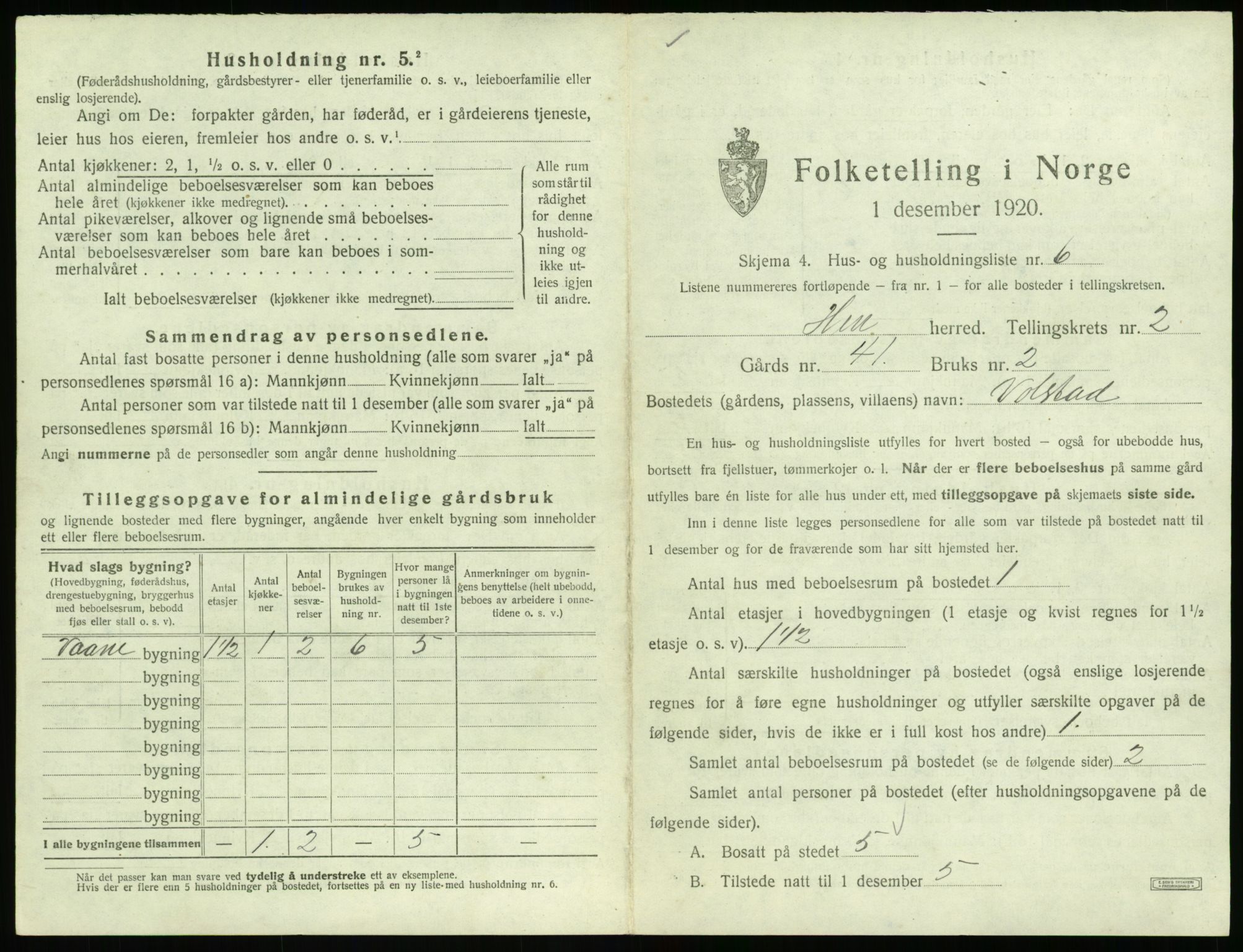 SAT, 1920 census for Hen, 1920, p. 130