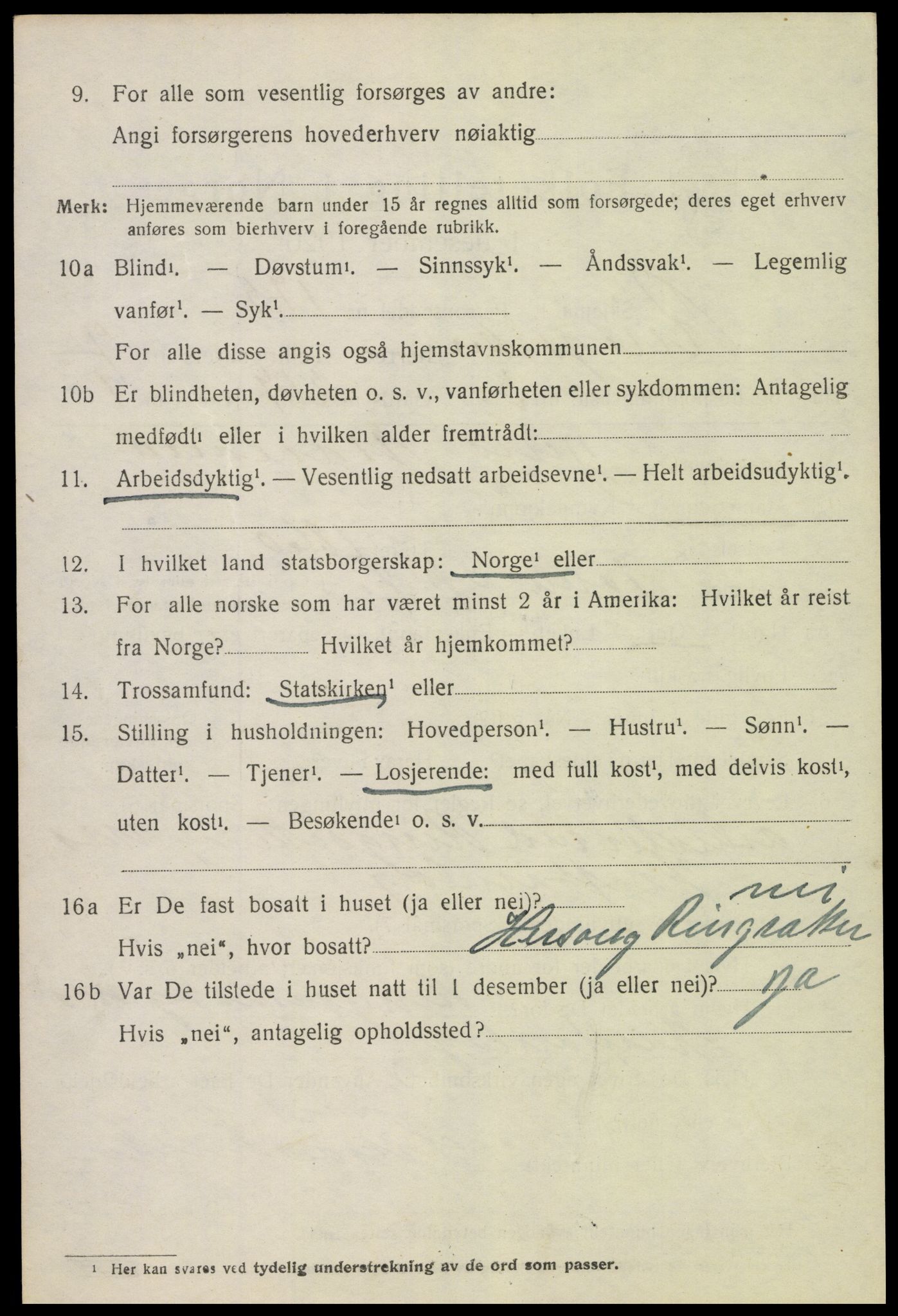 SAH, 1920 census for Ringsaker, 1920, p. 15441