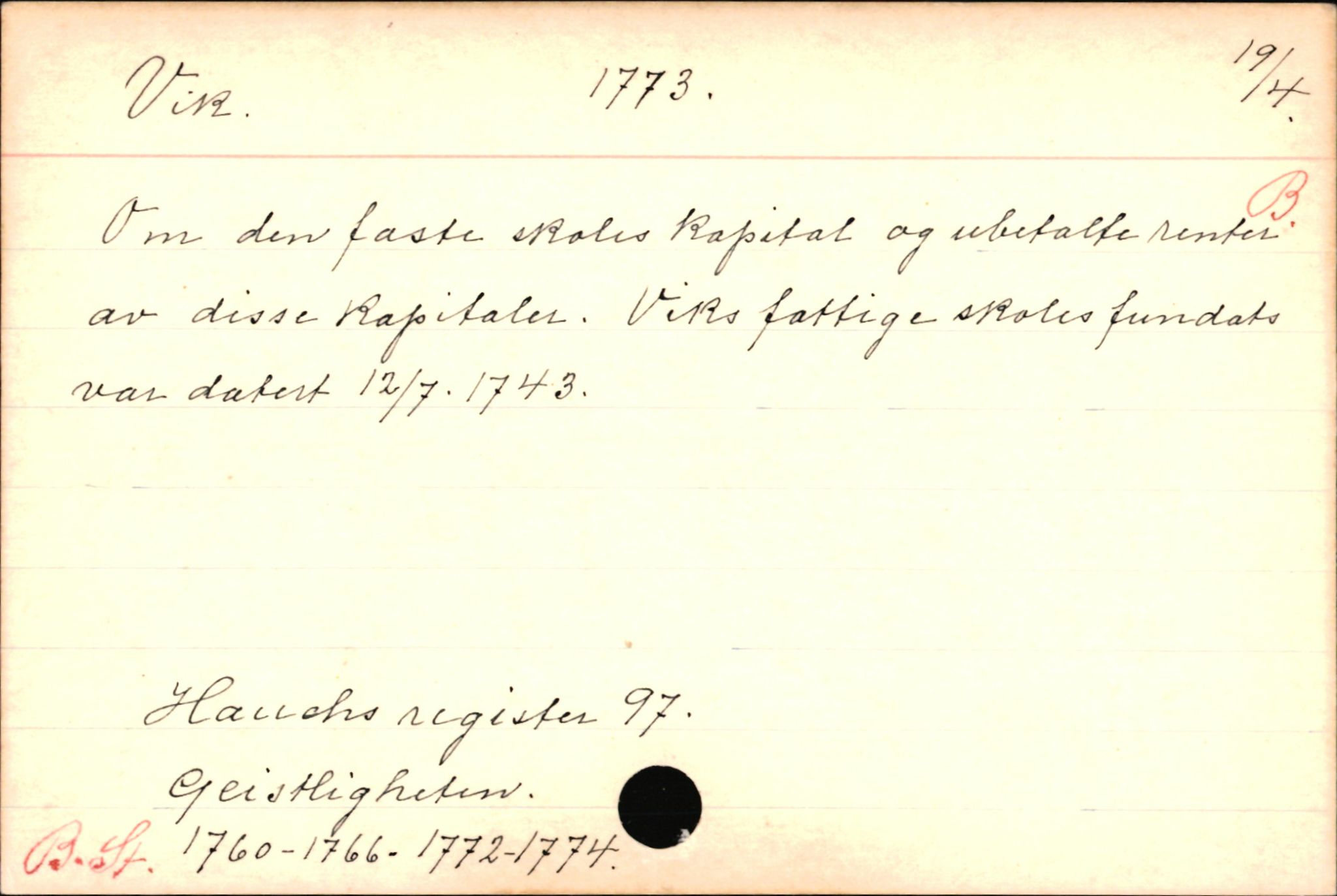 Haugen, Johannes - lærer, AV/SAB-SAB/PA-0036/01/L0001: Om klokkere og lærere, 1521-1904, p. 7638