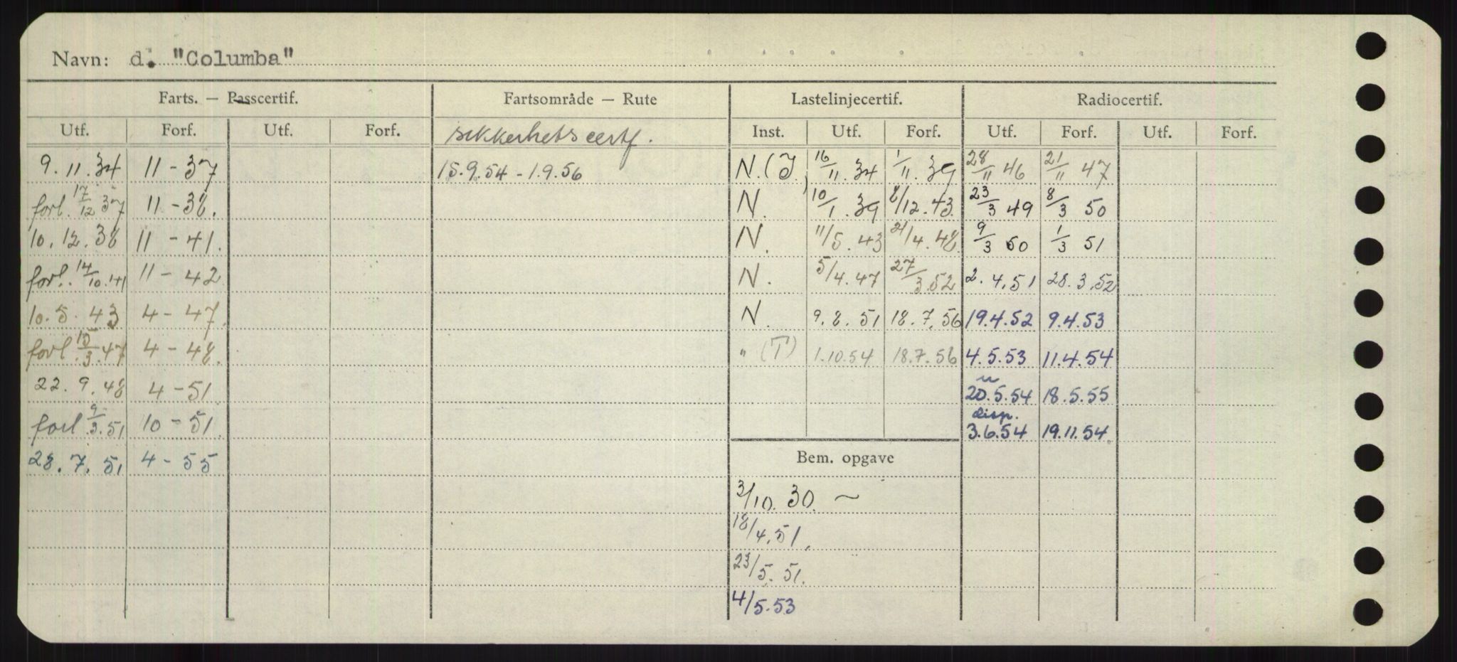 Sjøfartsdirektoratet med forløpere, Skipsmålingen, AV/RA-S-1627/H/Hb/L0001: Fartøy, A-D, p. 446