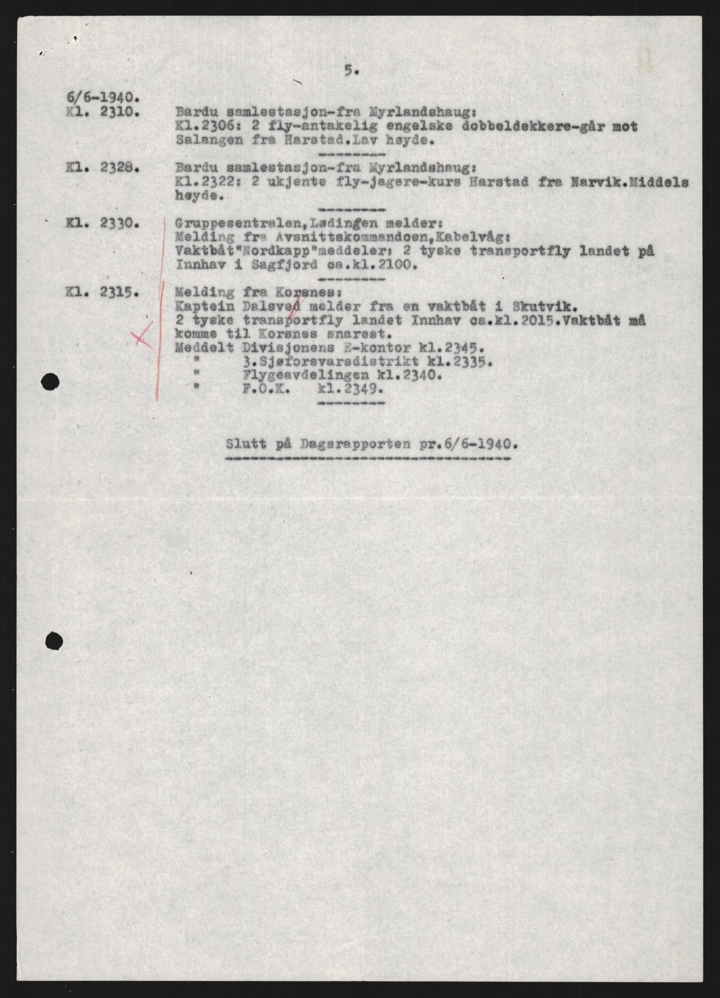 Forsvaret, Forsvarets krigshistoriske avdeling, AV/RA-RAFA-2017/Y/Yb/L0133: II-C-11-600  -  6. Divisjon: Divisjonskommandoen, 1940, p. 918