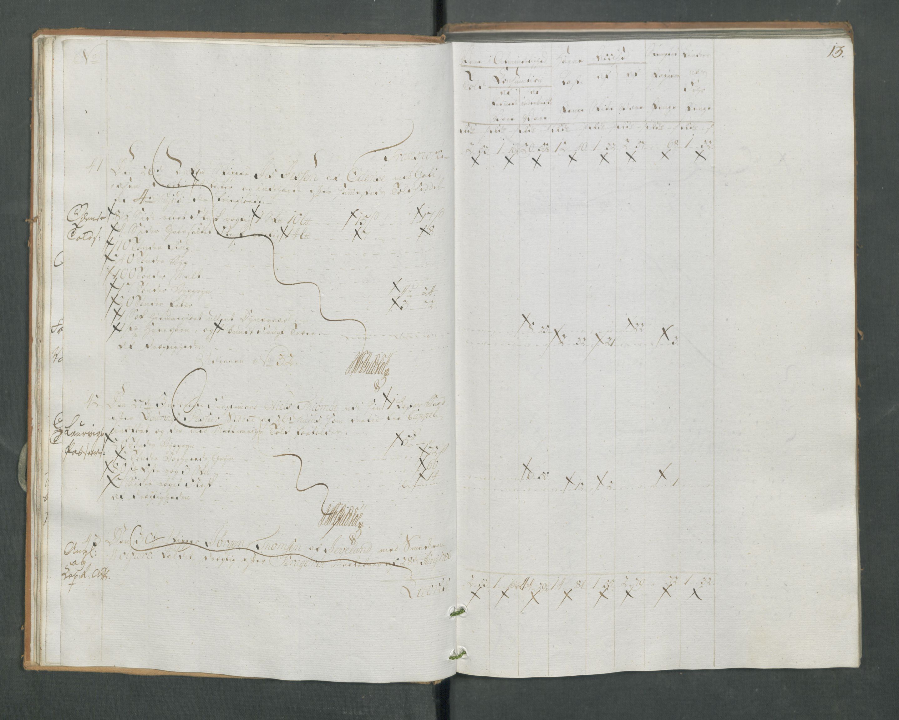 Generaltollkammeret, tollregnskaper, RA/EA-5490/R13/L0085/0001: Tollregnskaper Kragerø / Inngående tollbok, 1790-1792, p. 12b-13a