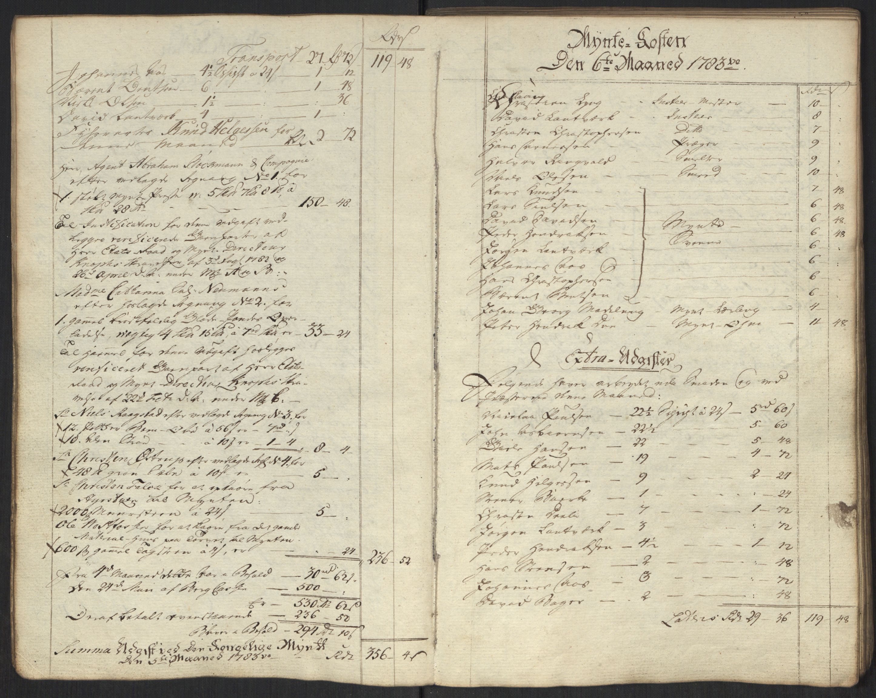 Rentekammeret inntil 1814, Realistisk ordnet avdeling, AV/RA-EA-4070/Oa/L0010: [Y8]: Regninger for Kongsbergs mynt., 1760-1805, p. 249