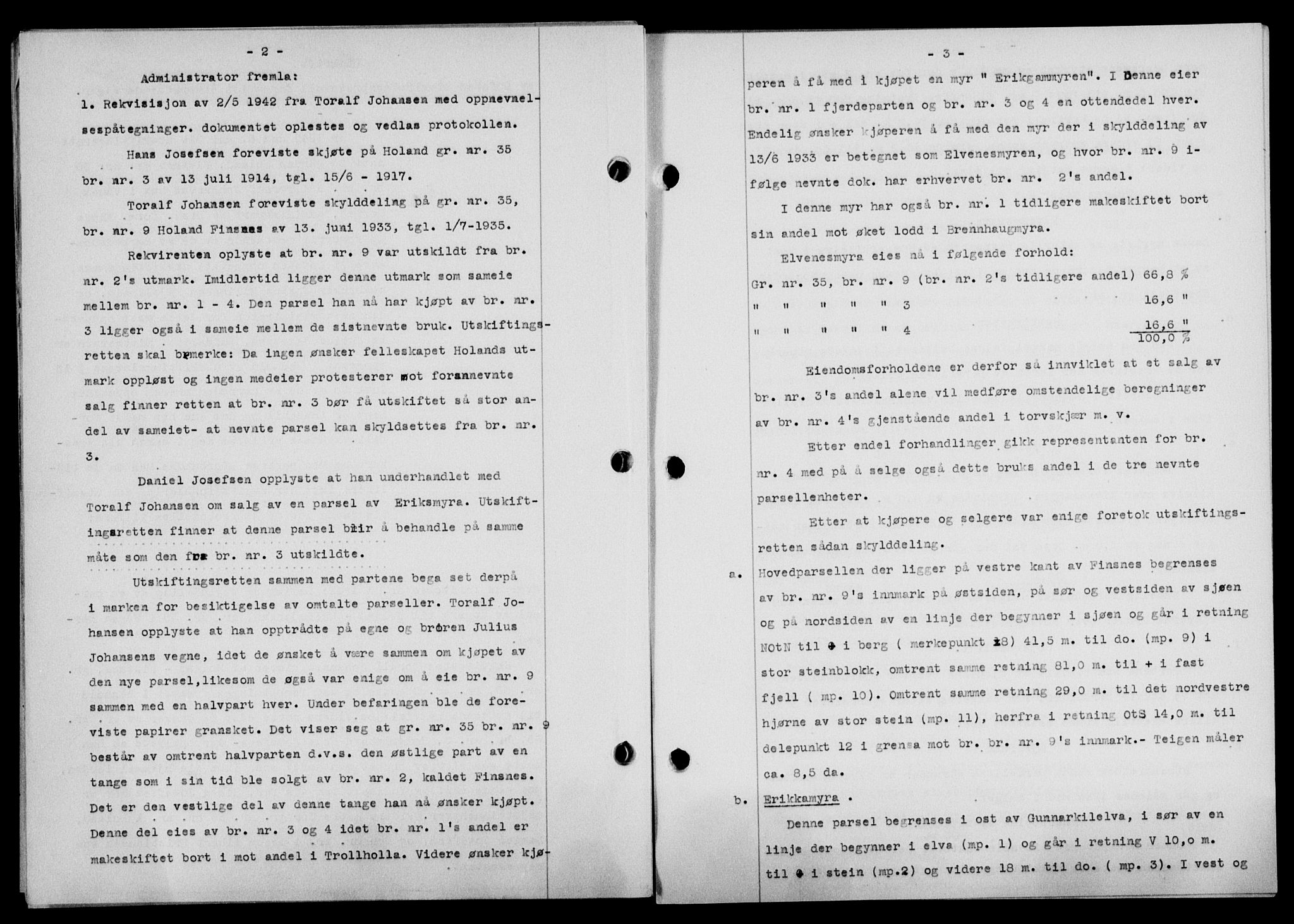 Lofoten sorenskriveri, SAT/A-0017/1/2/2C/L0009a: Mortgage book no. 9a, 1941-1942, Diary no: : 871/1942