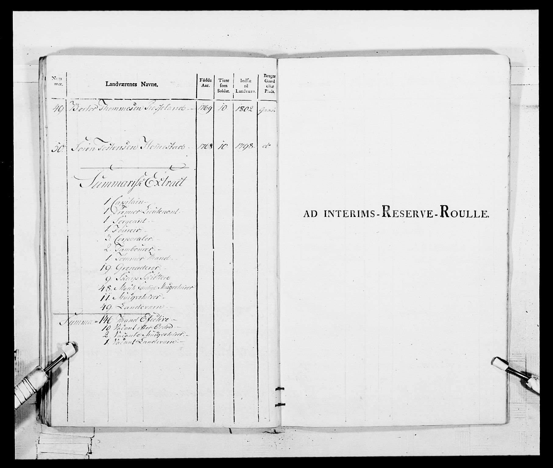 Generalitets- og kommissariatskollegiet, Det kongelige norske kommissariatskollegium, RA/EA-5420/E/Eh/L0109: Vesterlenske nasjonale infanteriregiment, 1806, p. 532