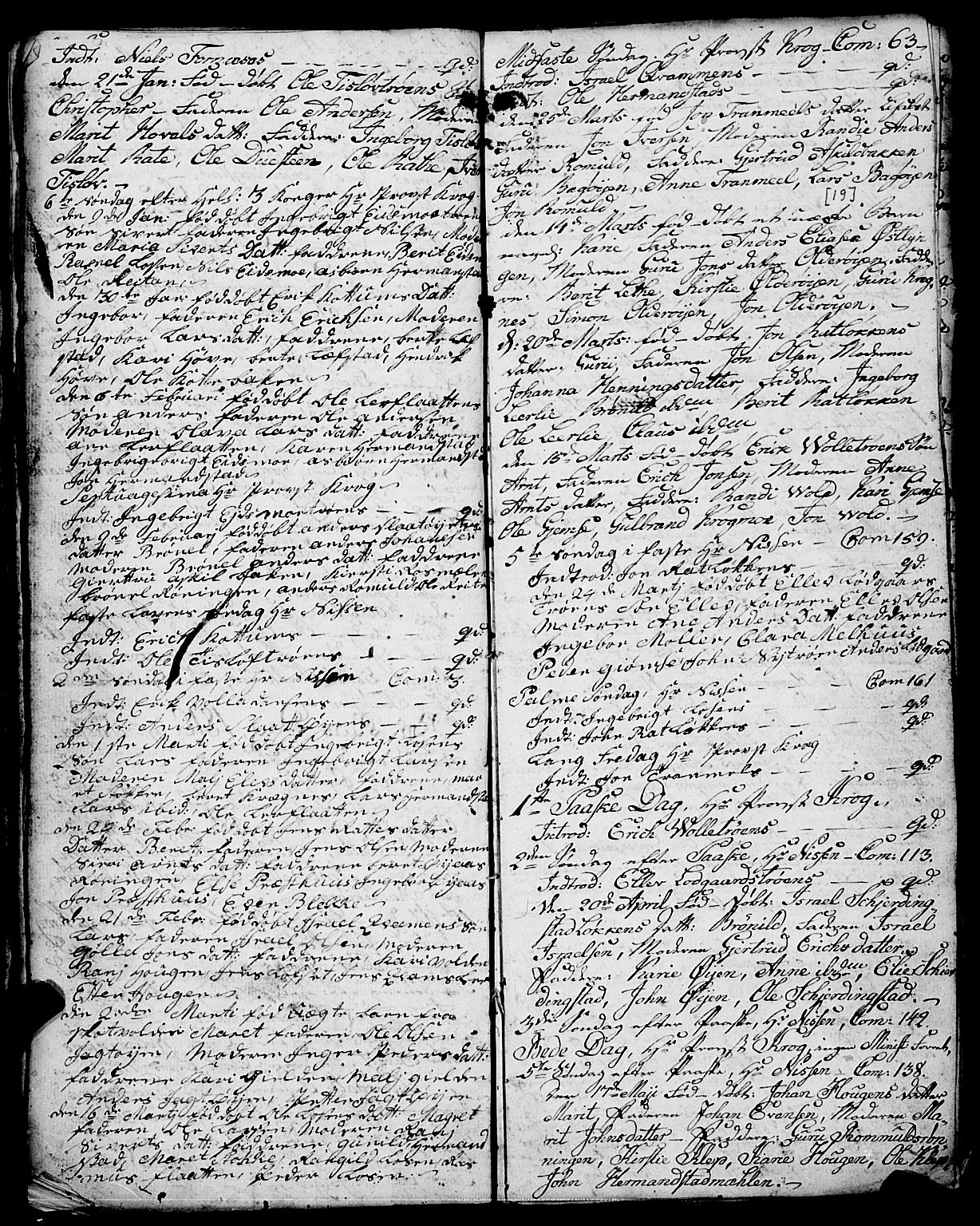 Ministerialprotokoller, klokkerbøker og fødselsregistre - Sør-Trøndelag, SAT/A-1456/691/L1091: Parish register (copy) no. 691C02, 1802-1815, p. 19
