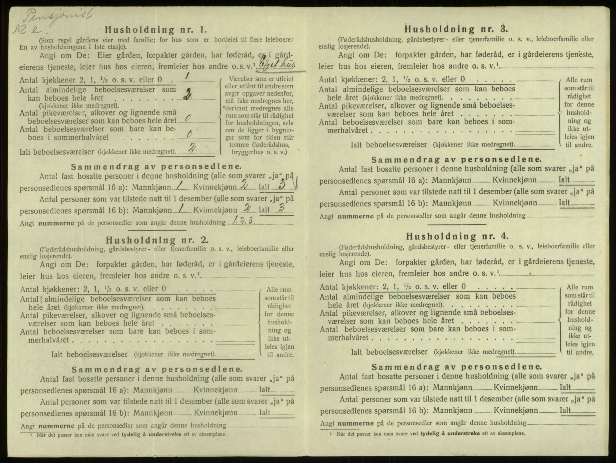 SAB, 1920 census for Eid, 1920, p. 673