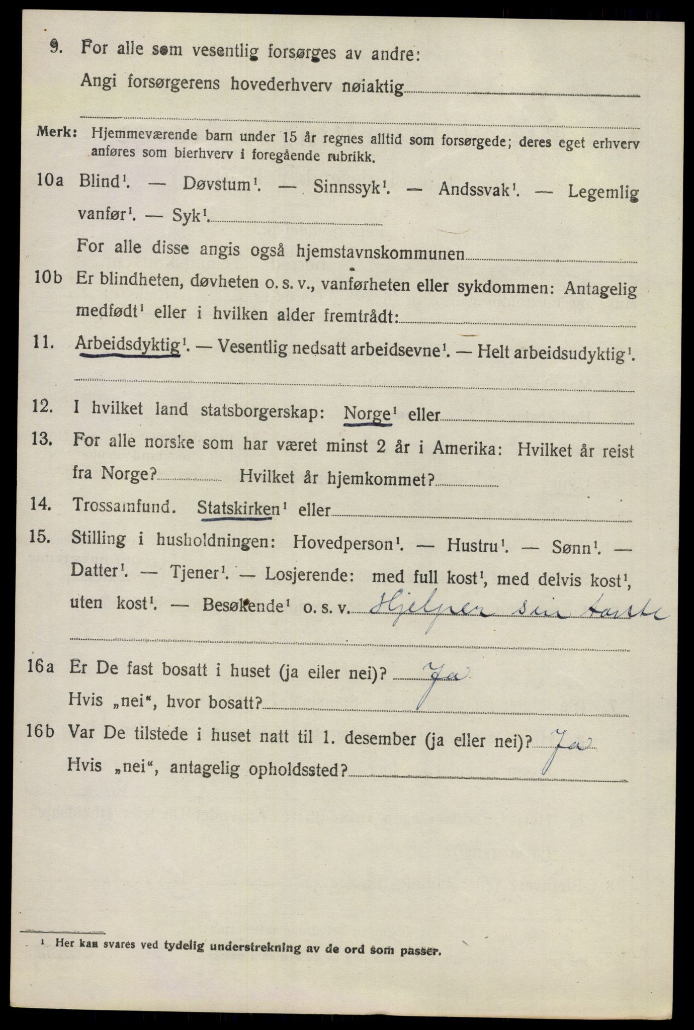 SAO, 1920 census for Nannestad, 1920, p. 7539