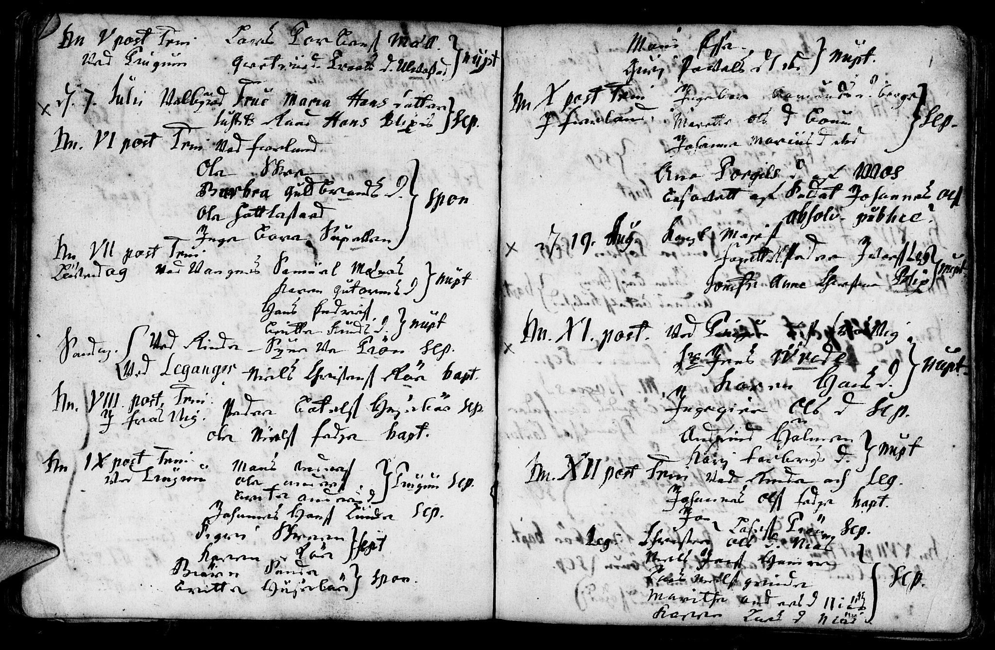 Leikanger sokneprestembete, AV/SAB-A-81001/H/Haa/Haaa/L0001: Parish register (official) no. A 1, 1690-1734, p. 63