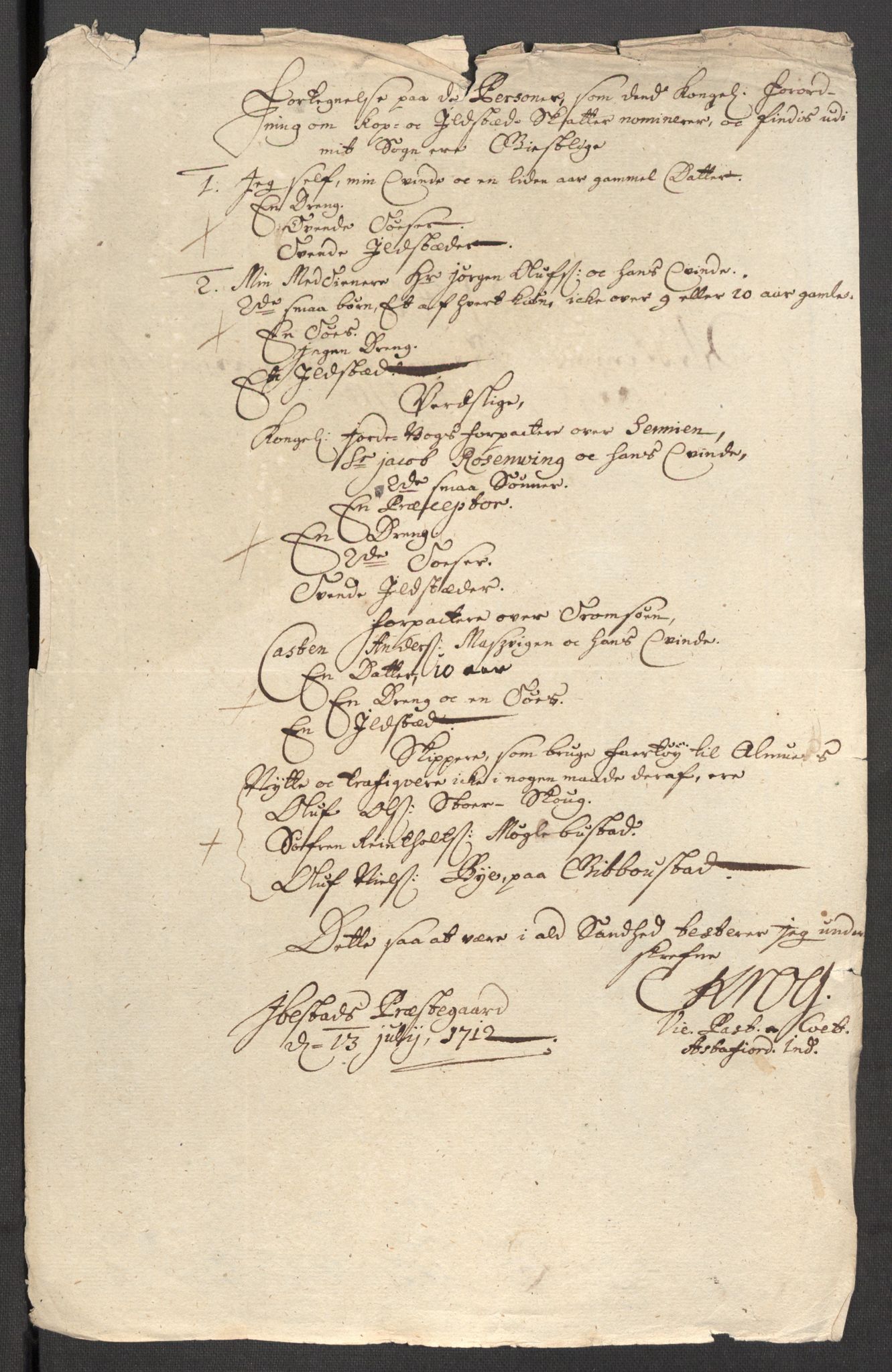 Rentekammeret inntil 1814, Reviderte regnskaper, Fogderegnskap, AV/RA-EA-4092/R68/L4758: Fogderegnskap Senja og Troms, 1711-1712, p. 273