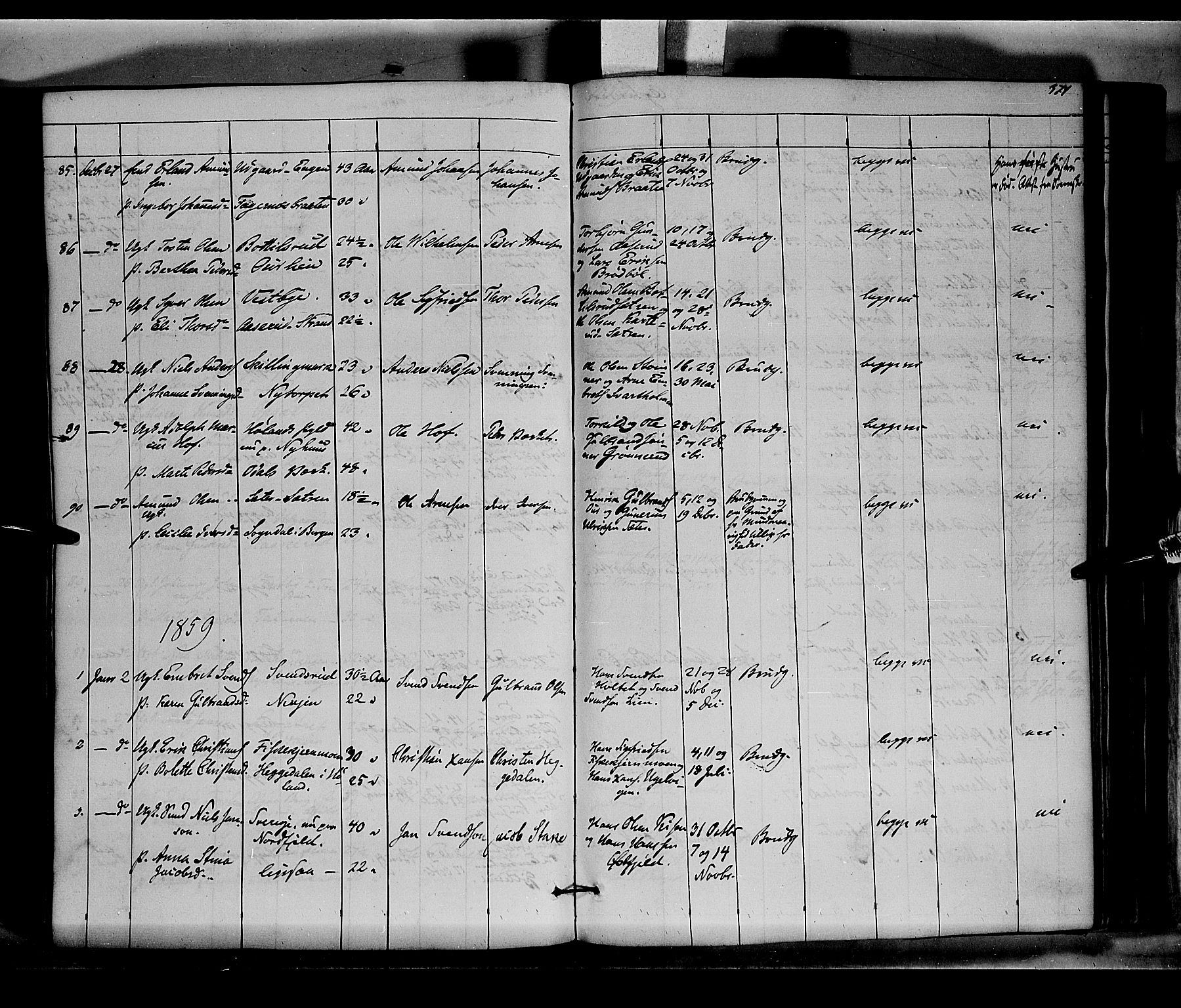 Vinger prestekontor, AV/SAH-PREST-024/H/Ha/Haa/L0010: Parish register (official) no. 10, 1855-1861, p. 371