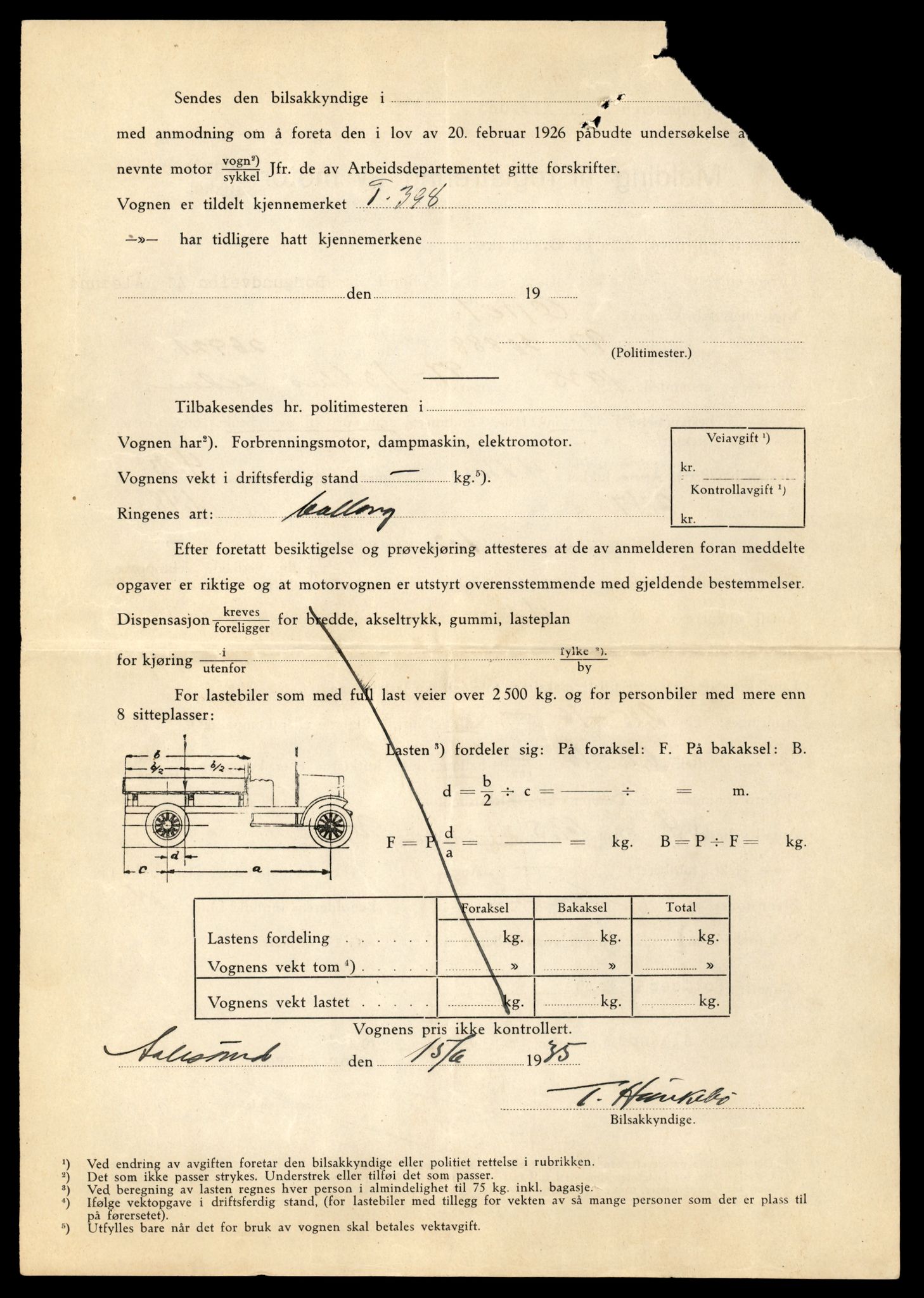 Møre og Romsdal vegkontor - Ålesund trafikkstasjon, SAT/A-4099/F/Fe/L0004: Registreringskort for kjøretøy T 341 - T 442, 1927-1998, p. 1635