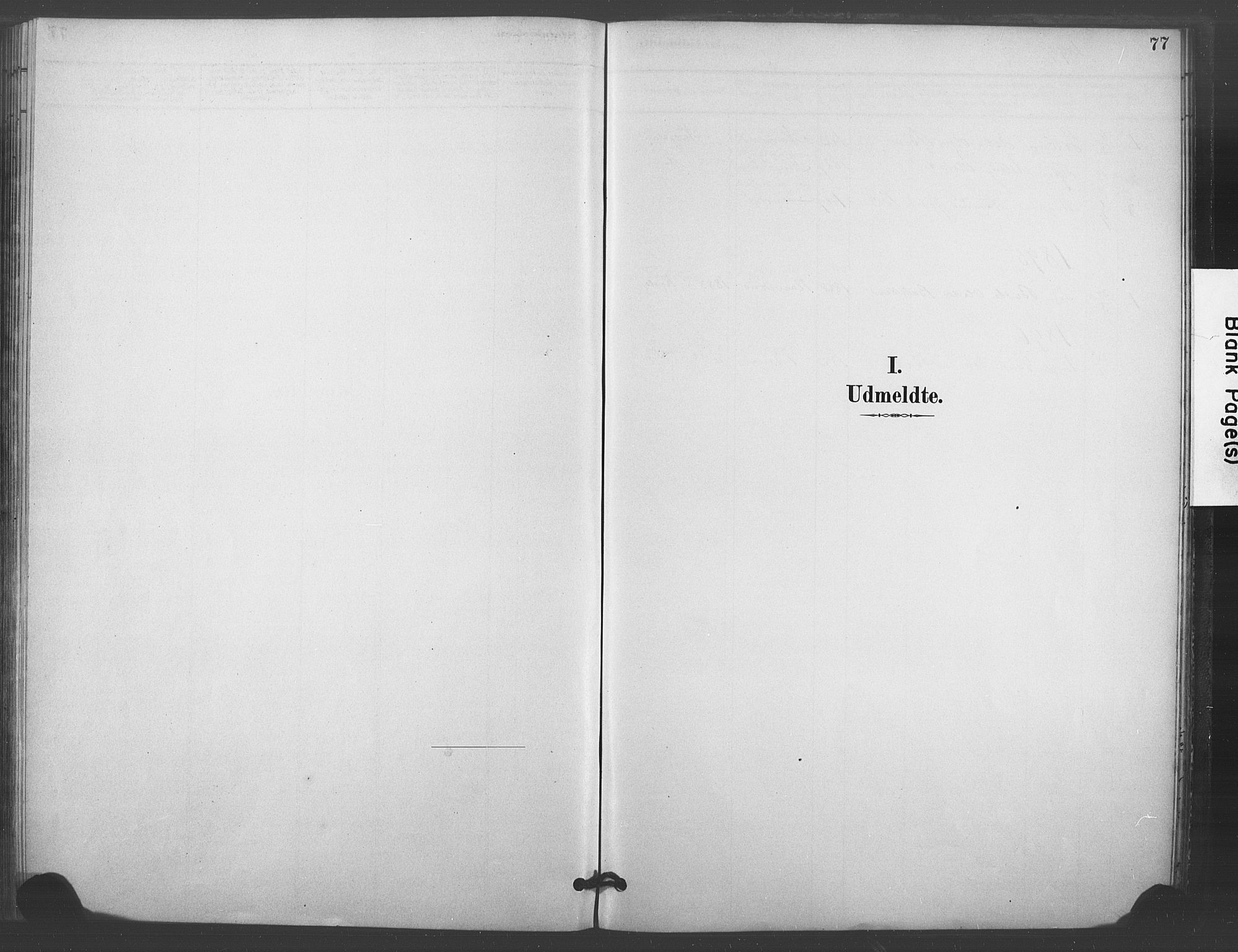 Kongsberg kirkebøker, SAKO/A-22/F/Fc/L0001: Parish register (official) no. III 1, 1883-1897, p. 77