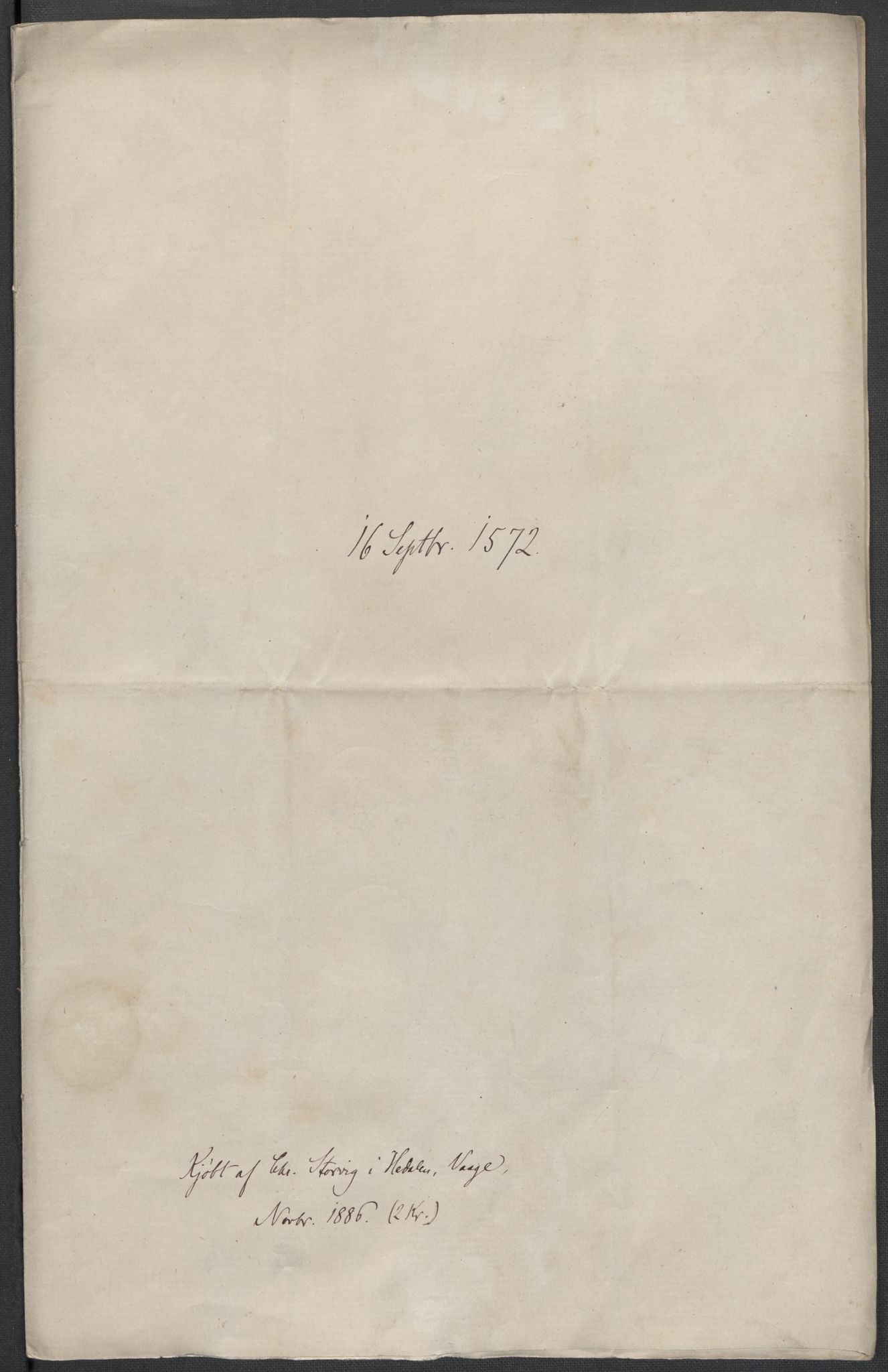 Riksarkivets diplomsamling, AV/RA-EA-5965/F02/L0076: Dokumenter, 1572-1573, p. 21