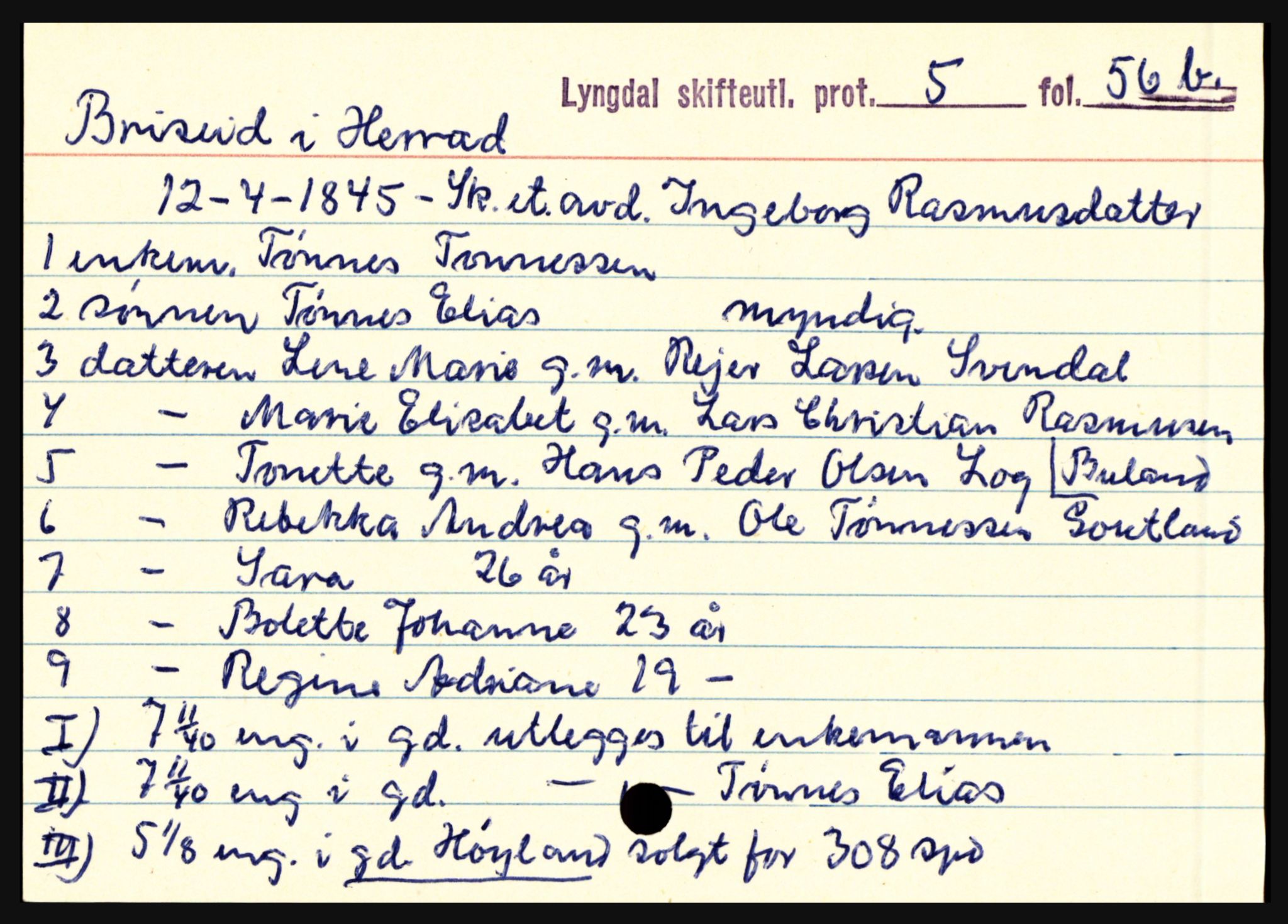 Lyngdal sorenskriveri, SAK/1221-0004/H, p. 1367