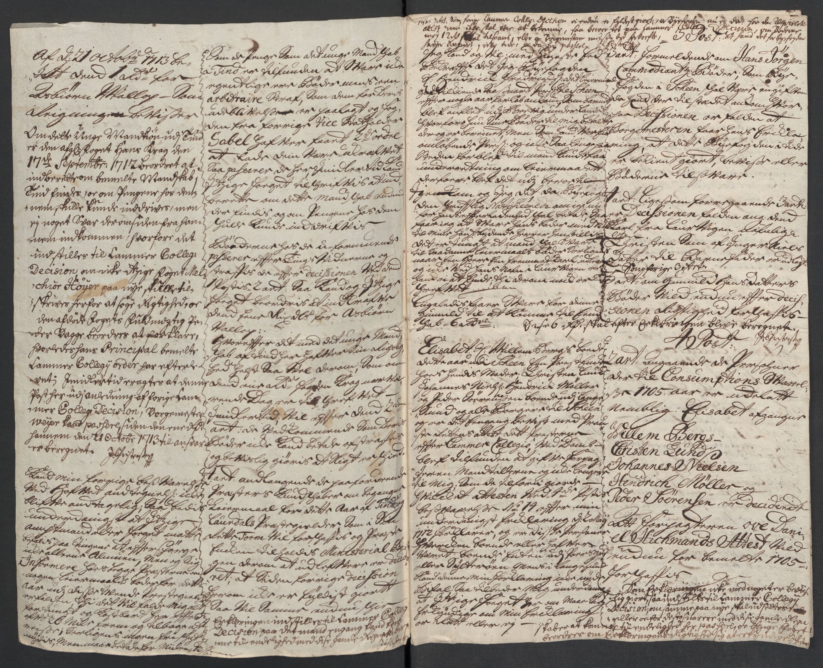 Rentekammeret inntil 1814, Reviderte regnskaper, Fogderegnskap, RA/EA-4092/R36/L2115: Fogderegnskap Øvre og Nedre Telemark og Bamble, 1705, p. 259