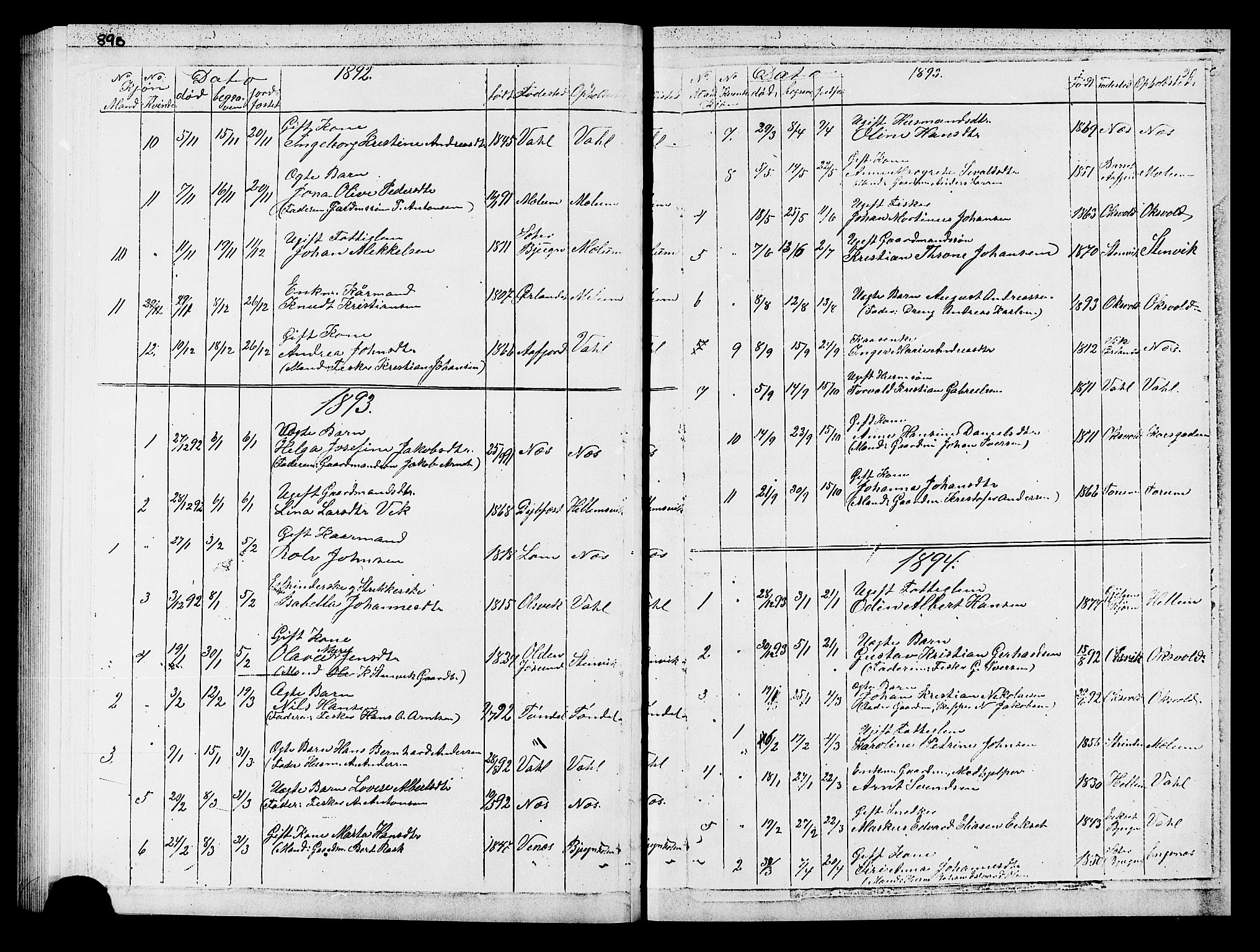 Ministerialprotokoller, klokkerbøker og fødselsregistre - Sør-Trøndelag, SAT/A-1456/652/L0653: Parish register (copy) no. 652C01, 1866-1910, p. 90