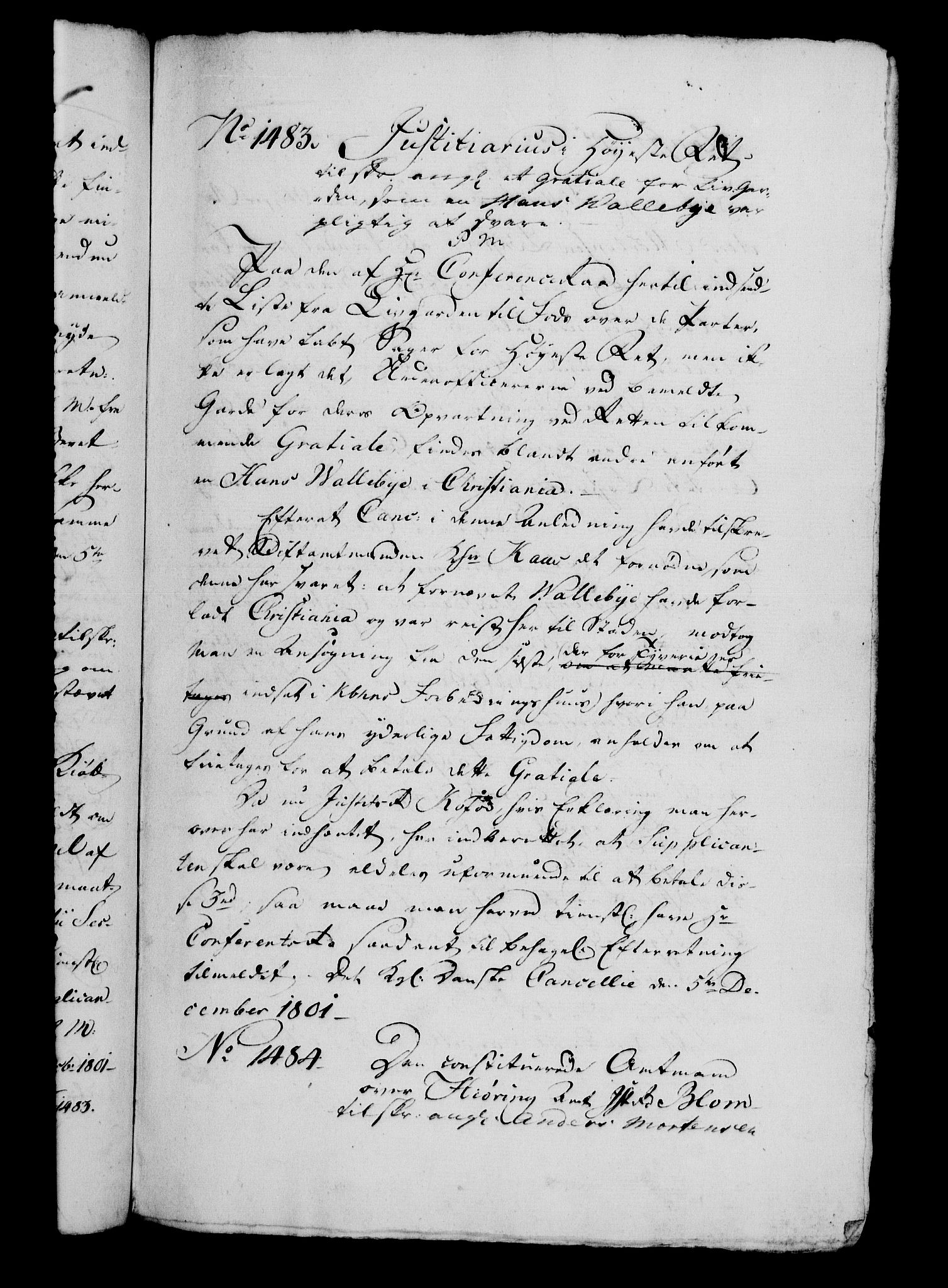 Danske Kanselli 1800-1814, AV/RA-EA-3024/H/Hg/Hga/Hgaa/L0004: Brevbok, 1801